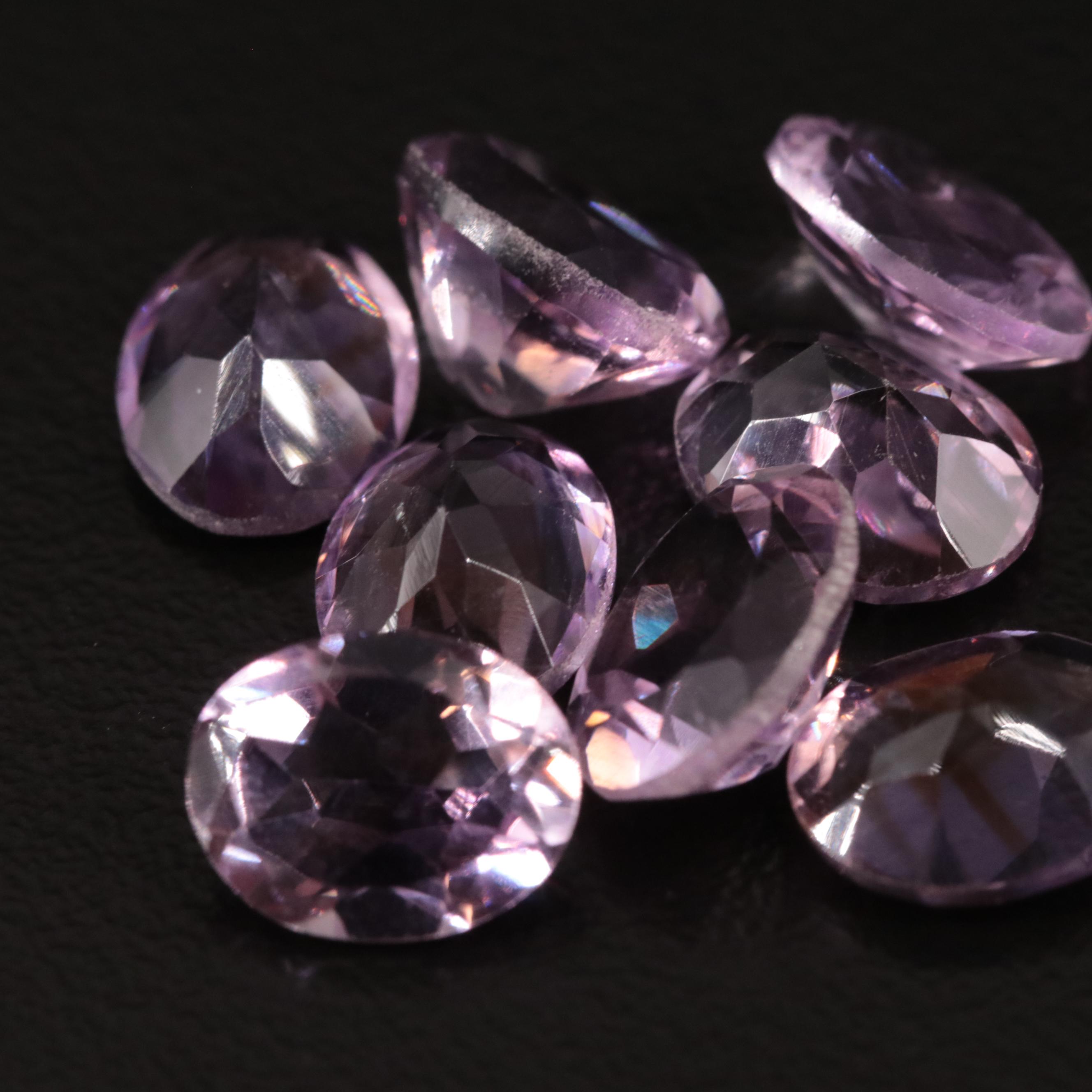 Loose 13.16 CTW Amethyst Lot