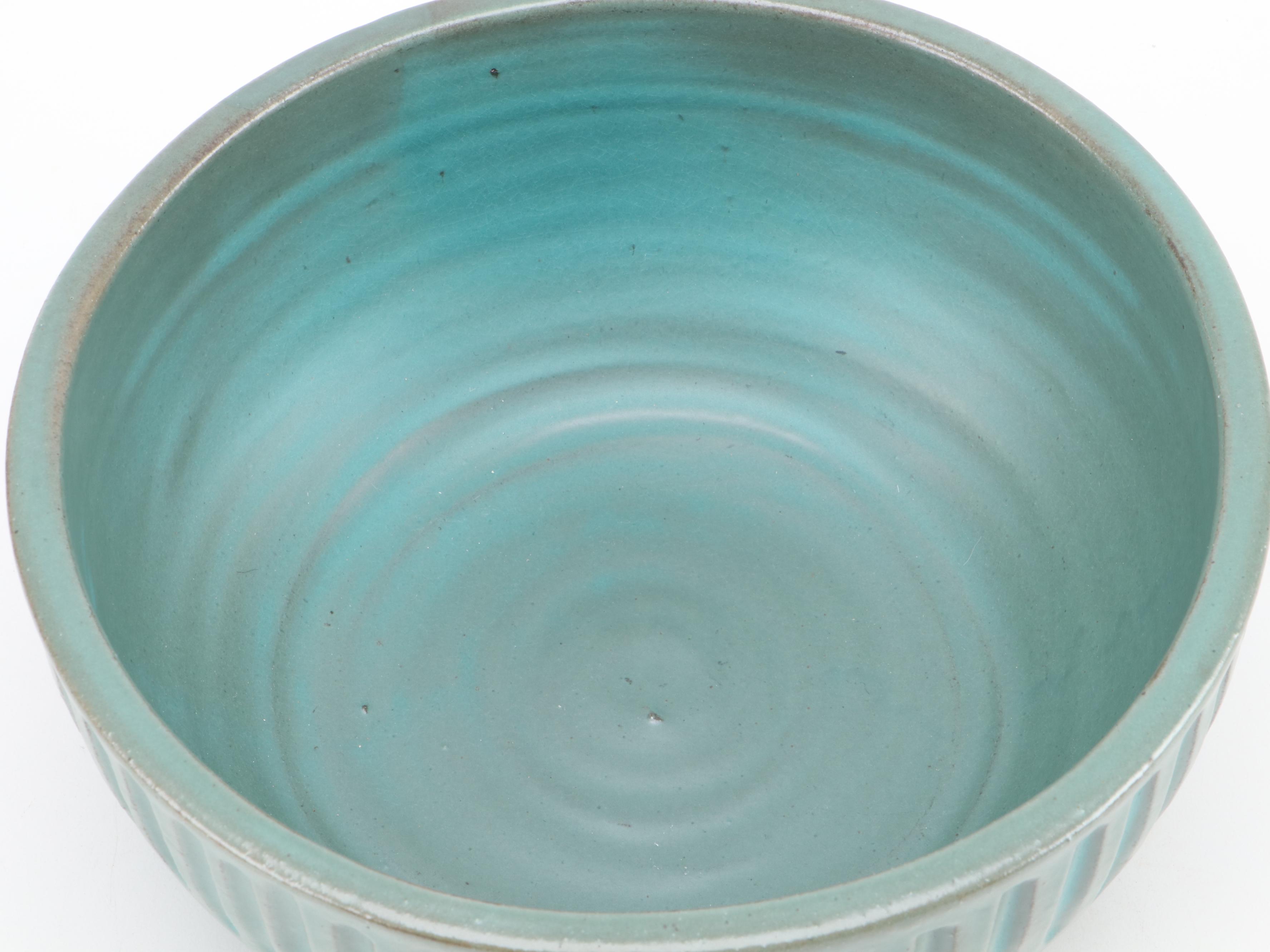 Green Seagrass Wrapped Trays, Mottled Glaze Stoneware Vases and More