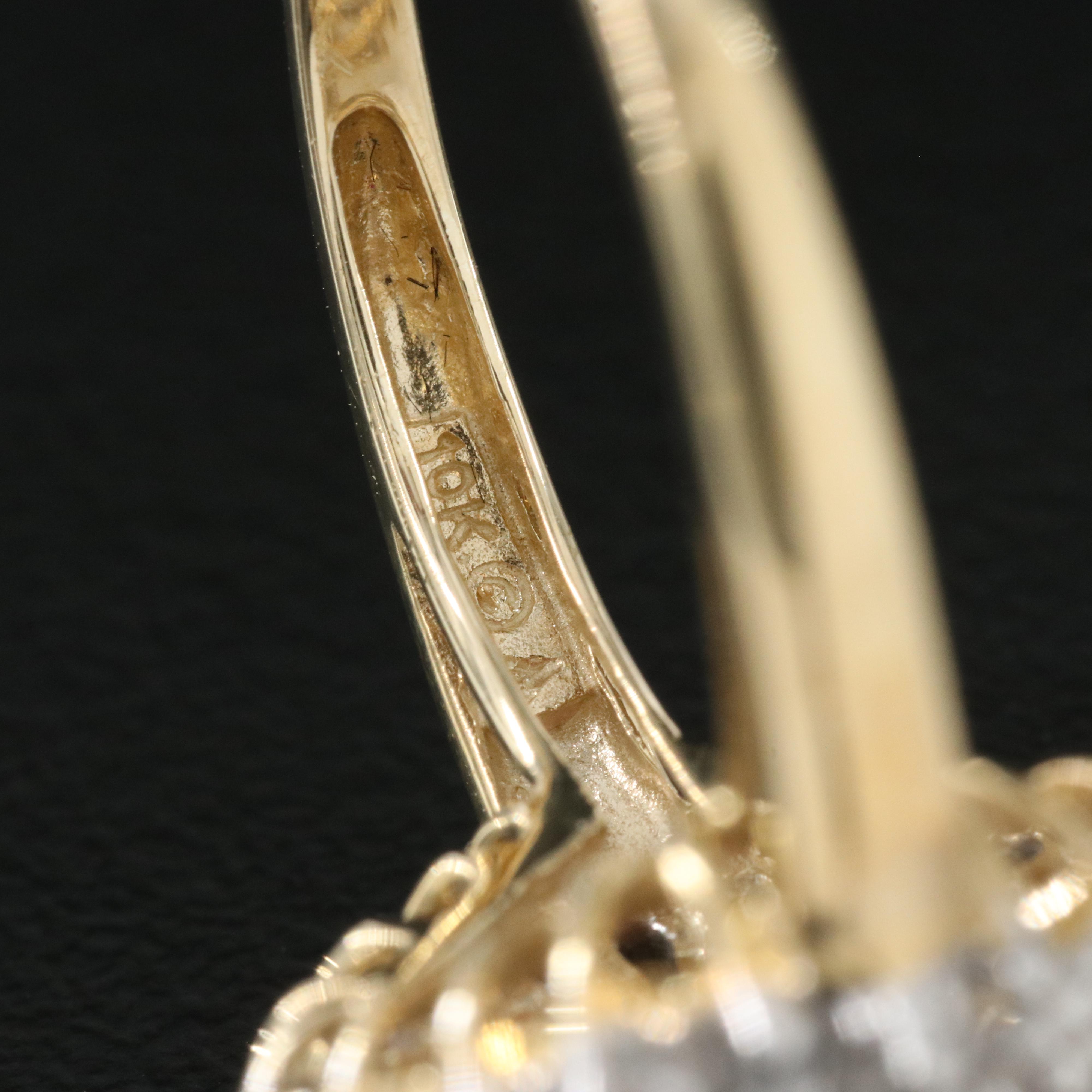 10K Ruby and Sapphire Ring