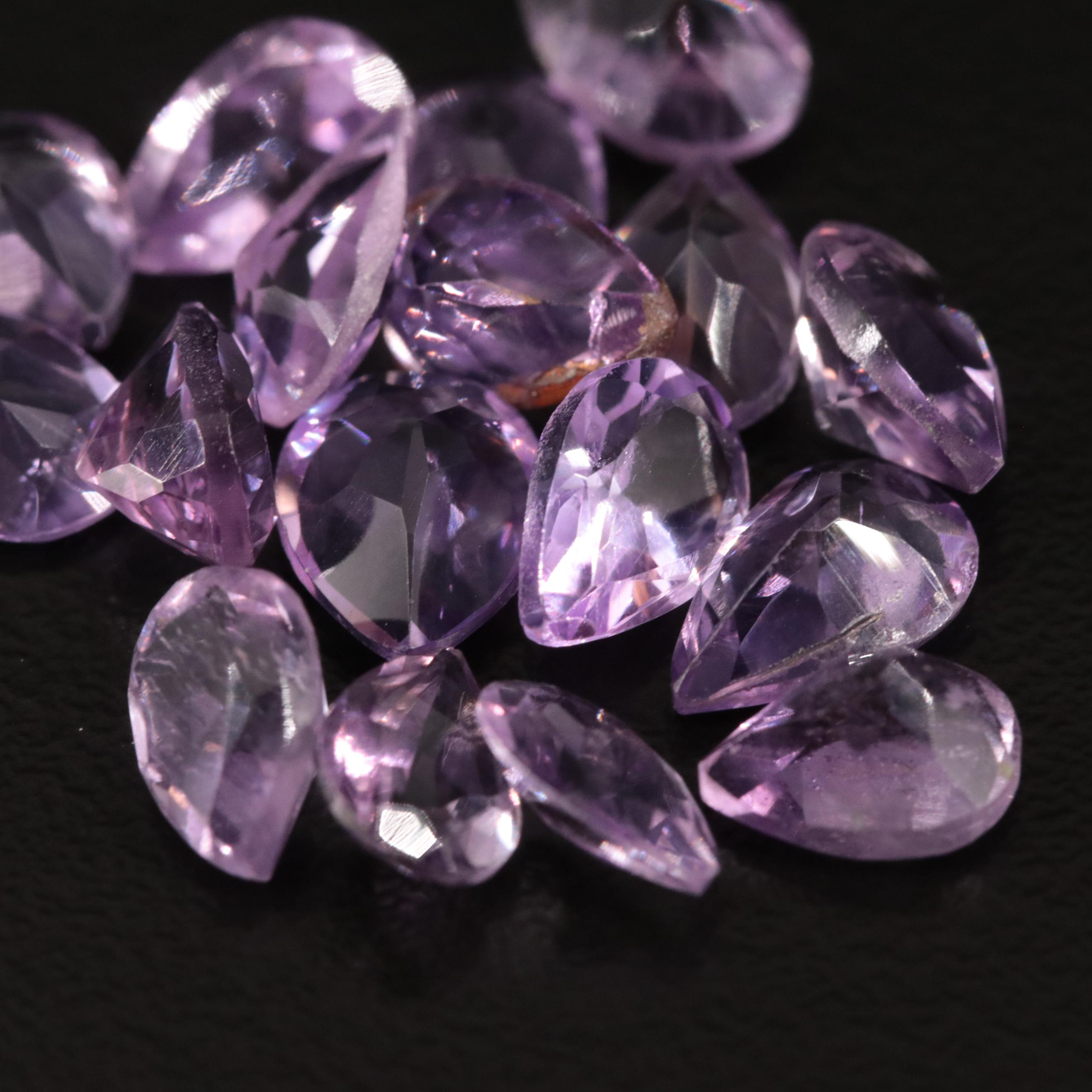 Loose 12.65 CTW Amethyst Lot