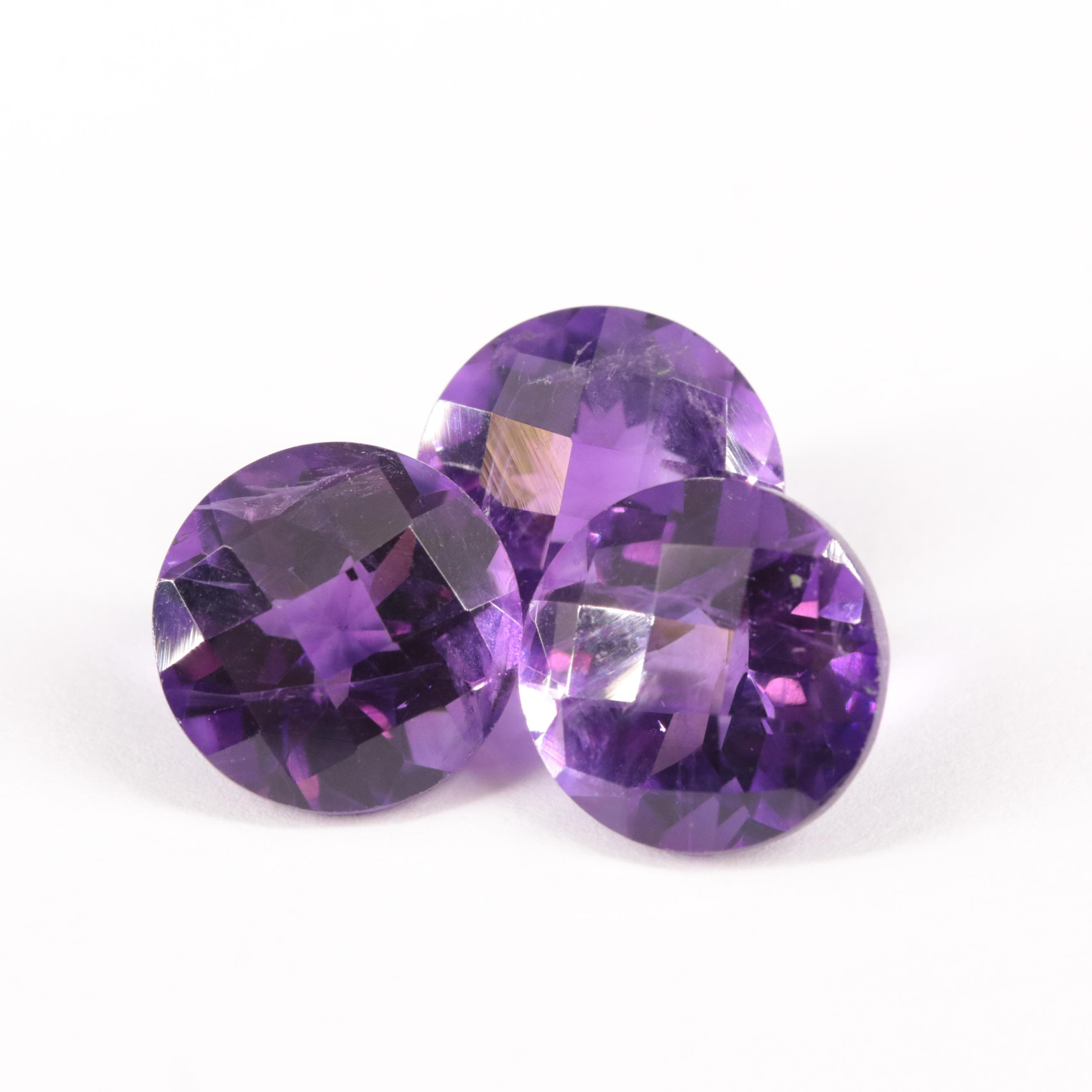 Loose 17.50 CTW Amethyst Lot