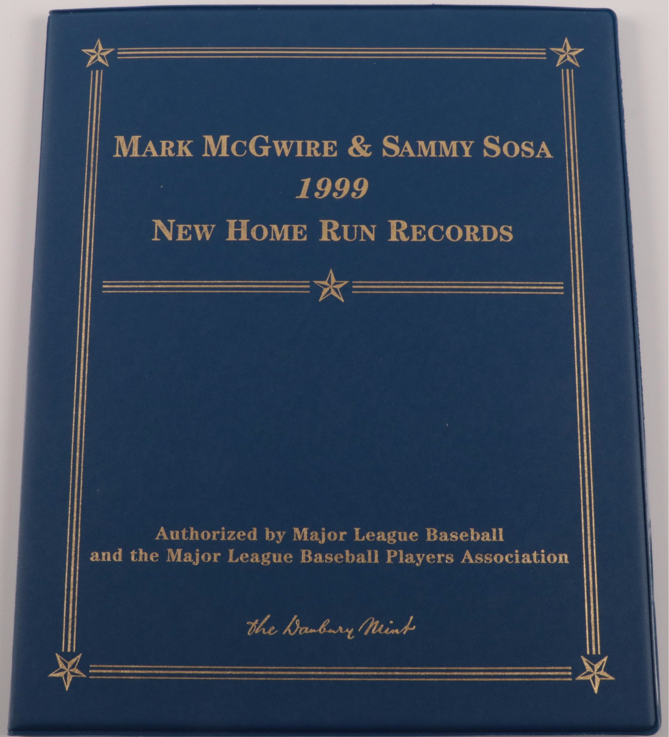 Danbury Mint 22K Baseball Cards with 1992 Topps Set and More Sports Memorabilia