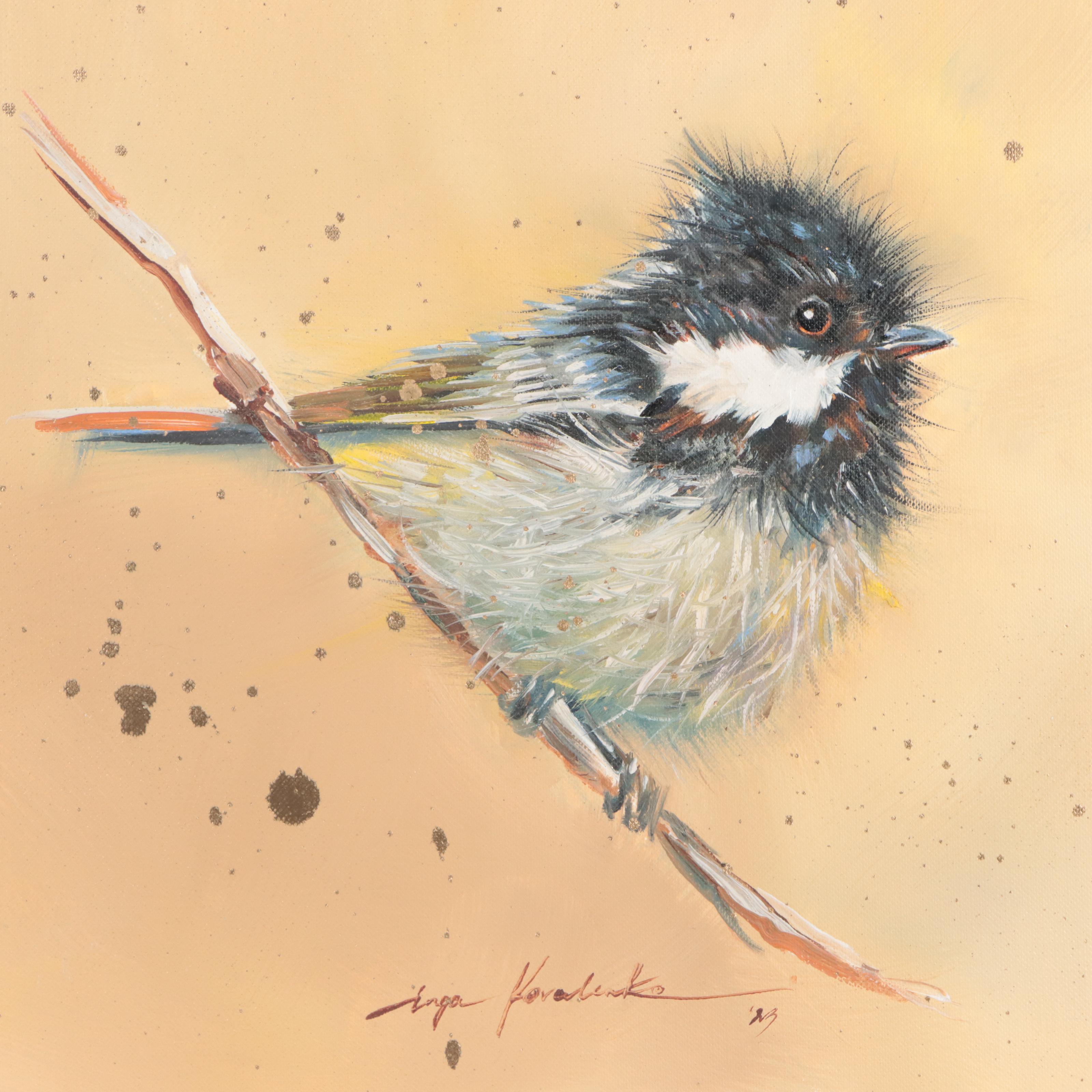 Inga Kovalenko Oil Painting of Bird, 2023