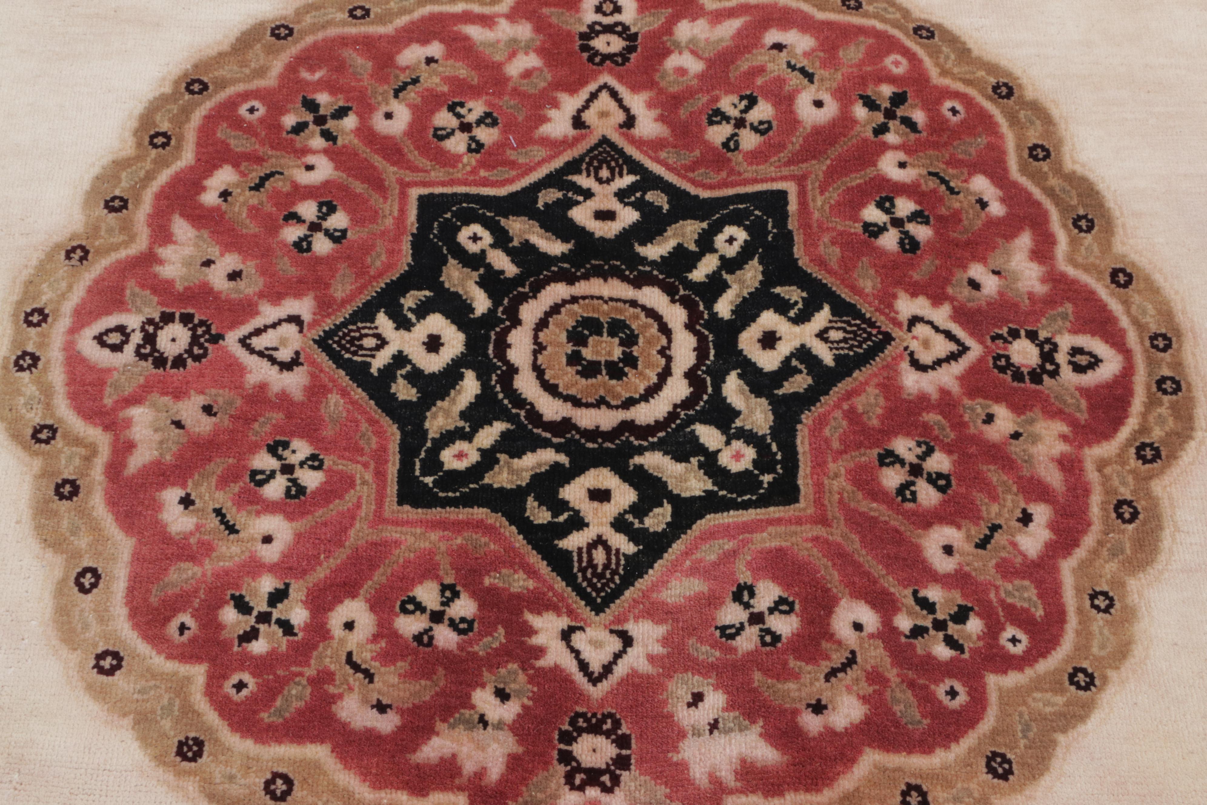 6'4 x 9'10 Hand-Knotted Indo-Persian Area Rug