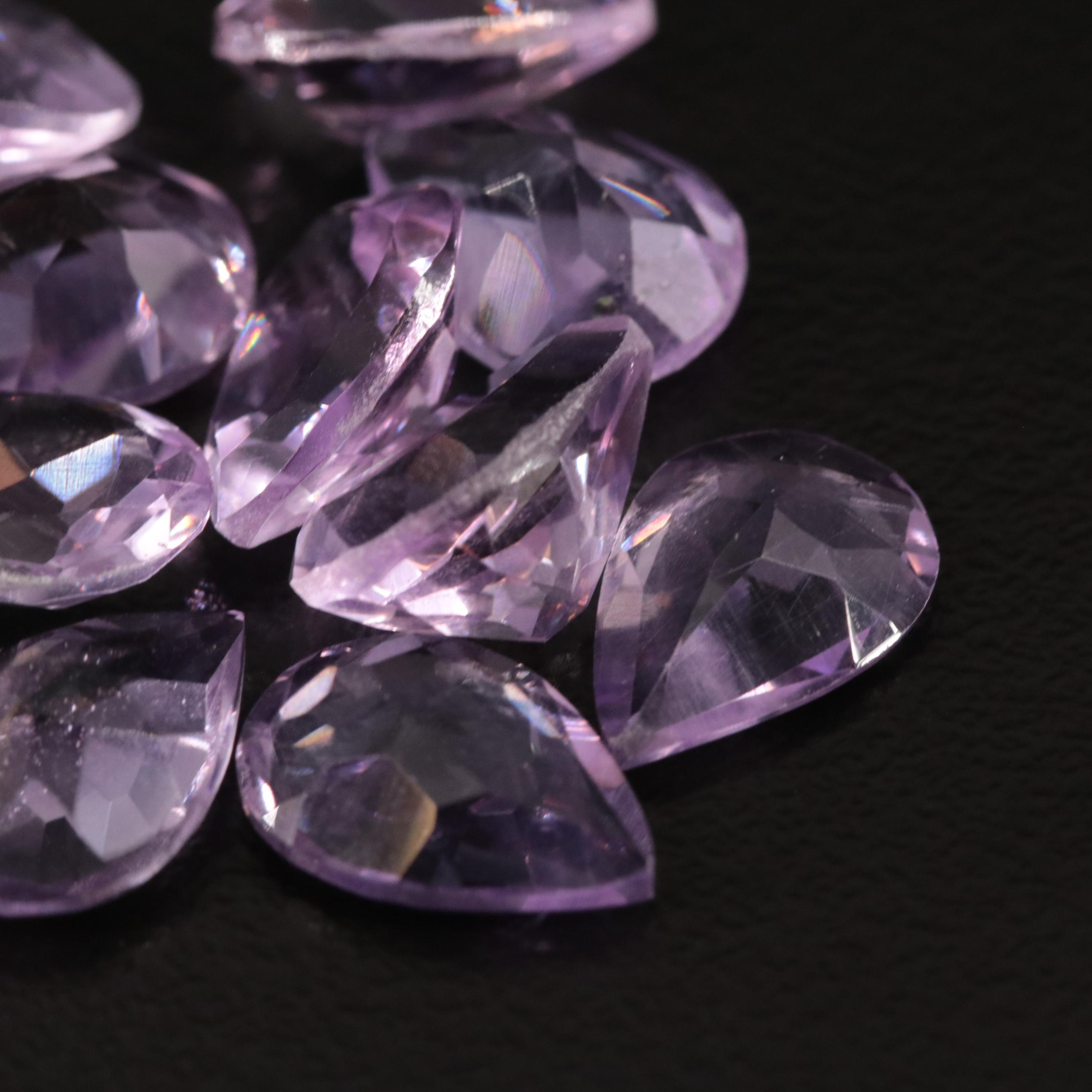 Loose 15.50 CTW Amethyst Lot