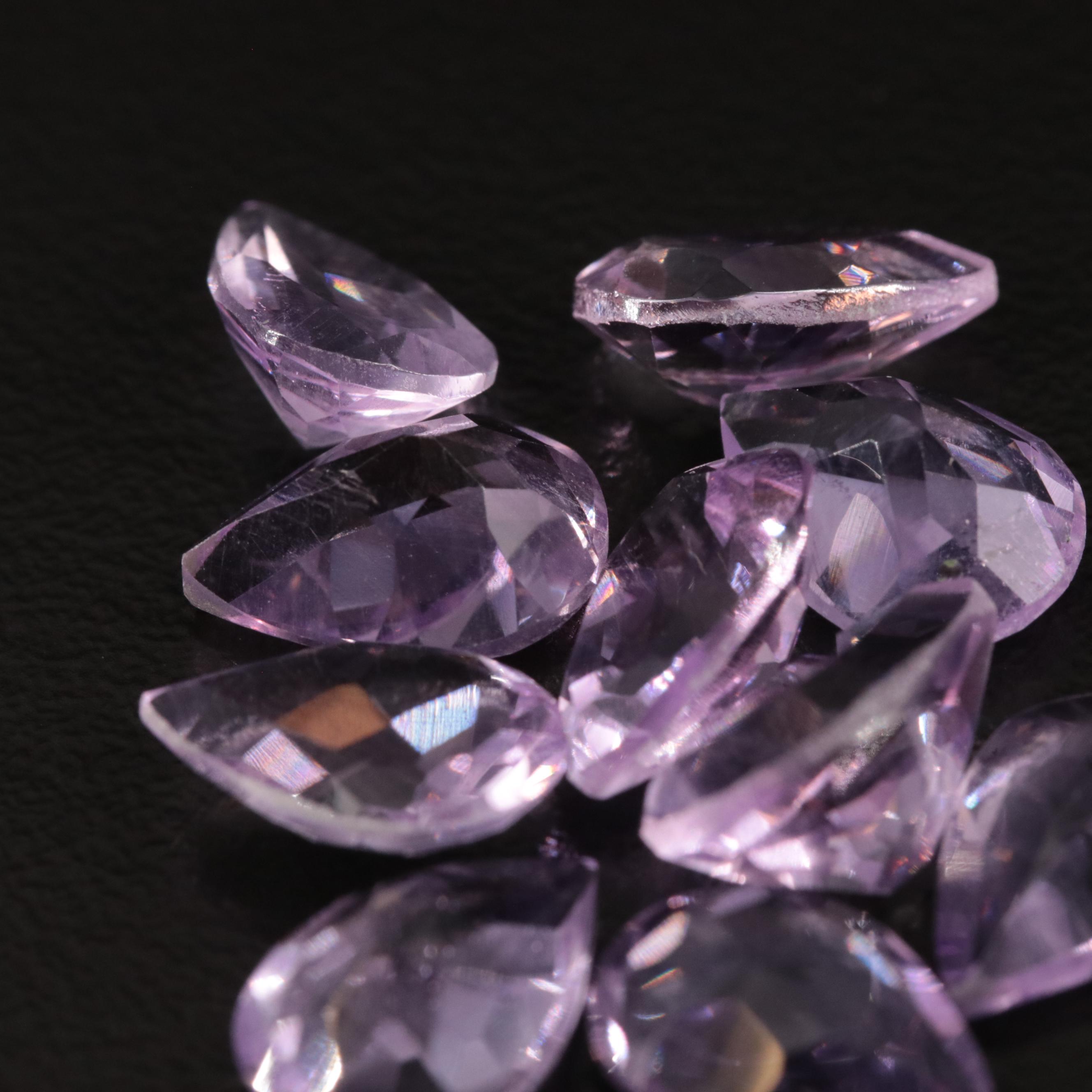 Loose 15.50 CTW Amethyst Lot