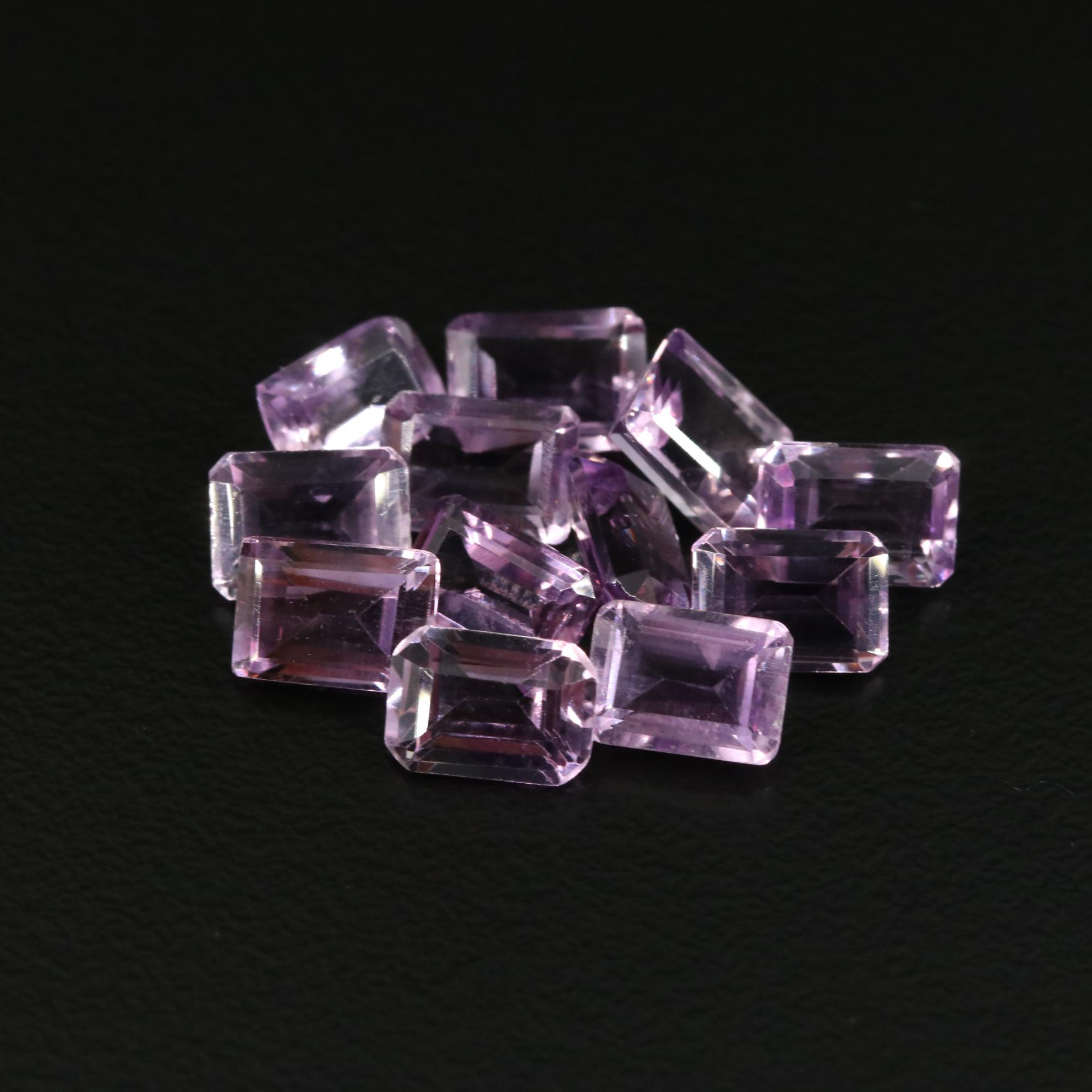 Loose 11.37 CTW Amethyst Lot