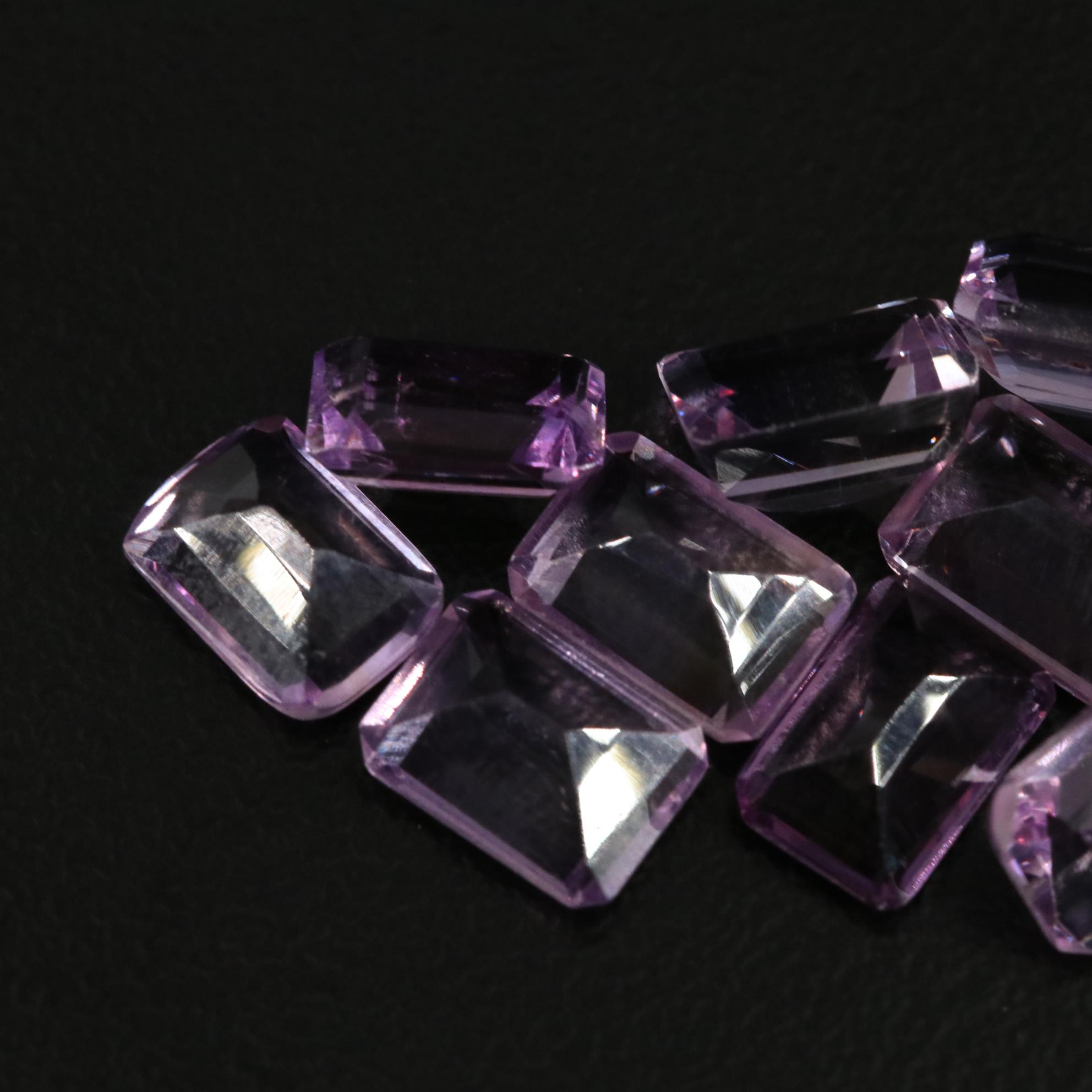 Loose 11.37 CTW Amethyst Lot