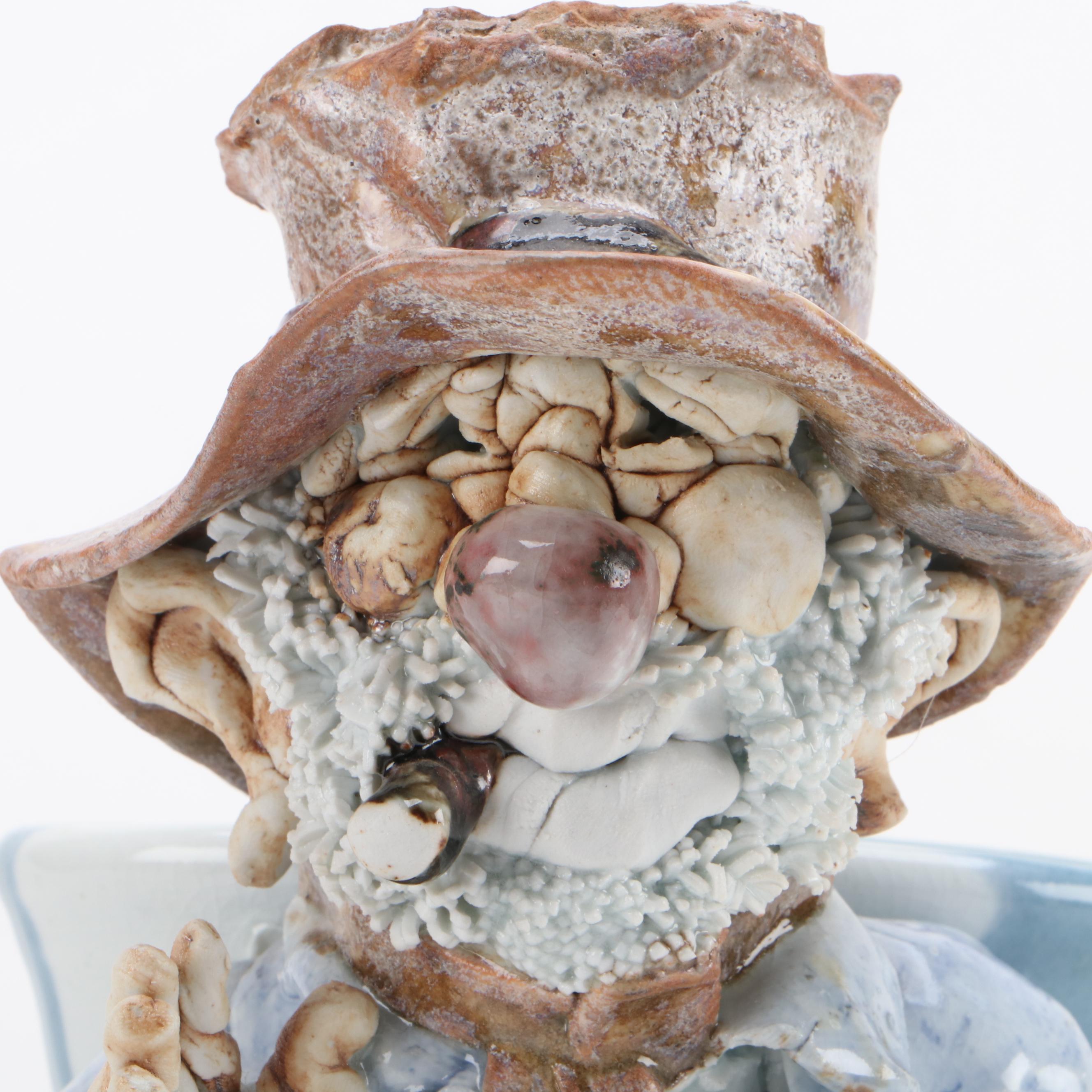 Artist Signed Hand Built Ceramic Mug