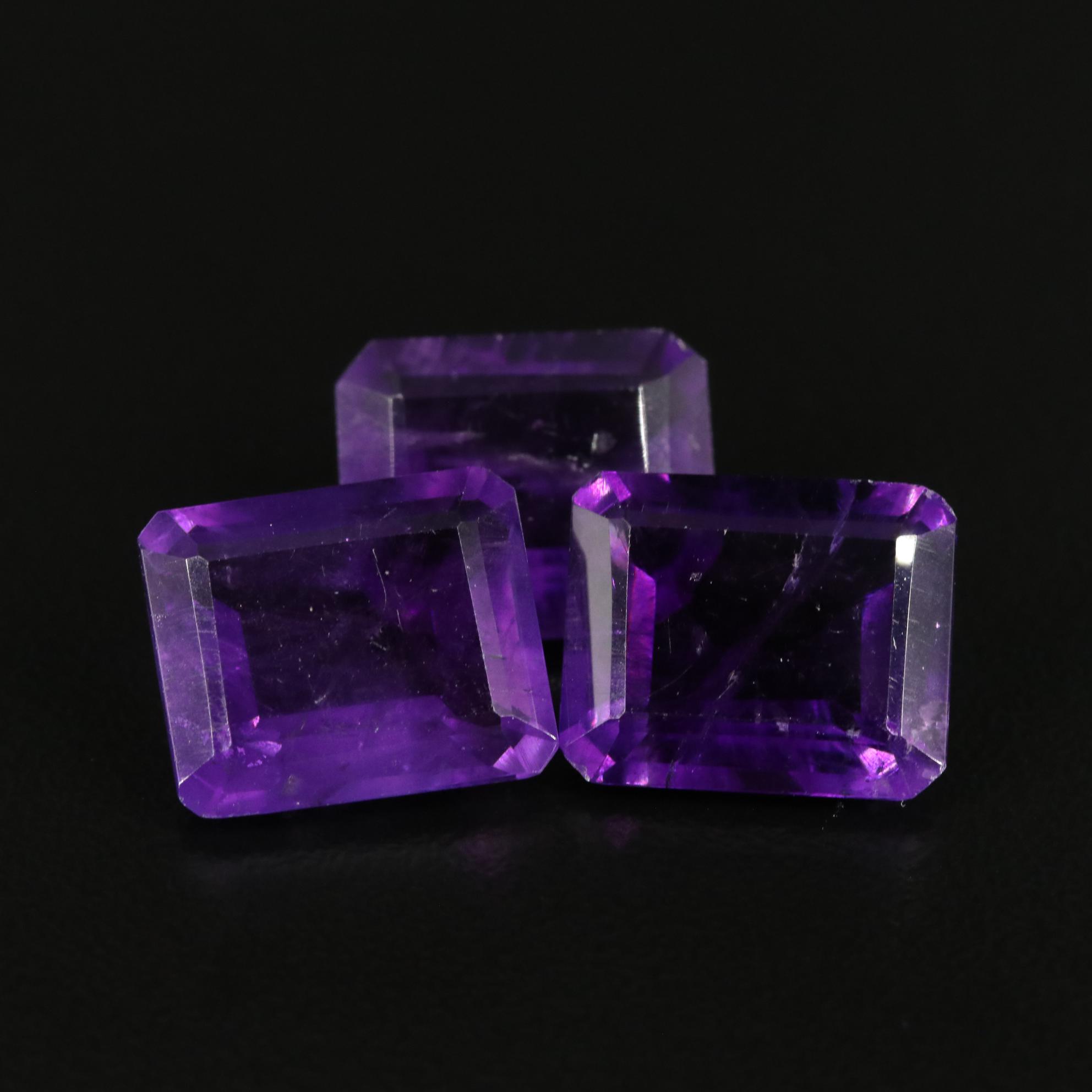 Loose 15.40 CTW Amethyst Lot