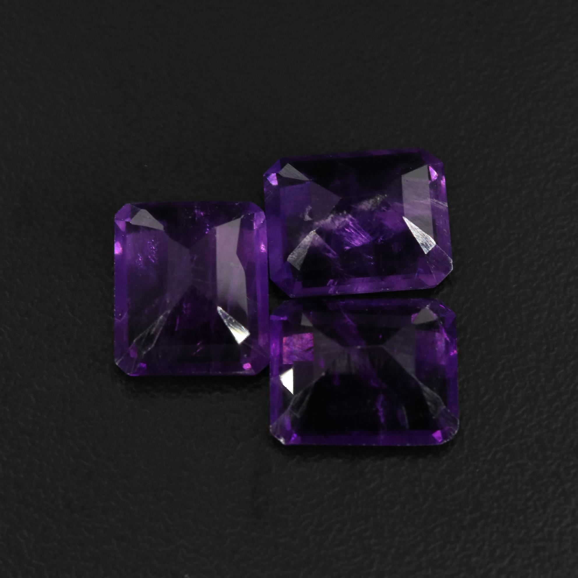 Loose 15.40 CTW Amethyst Lot