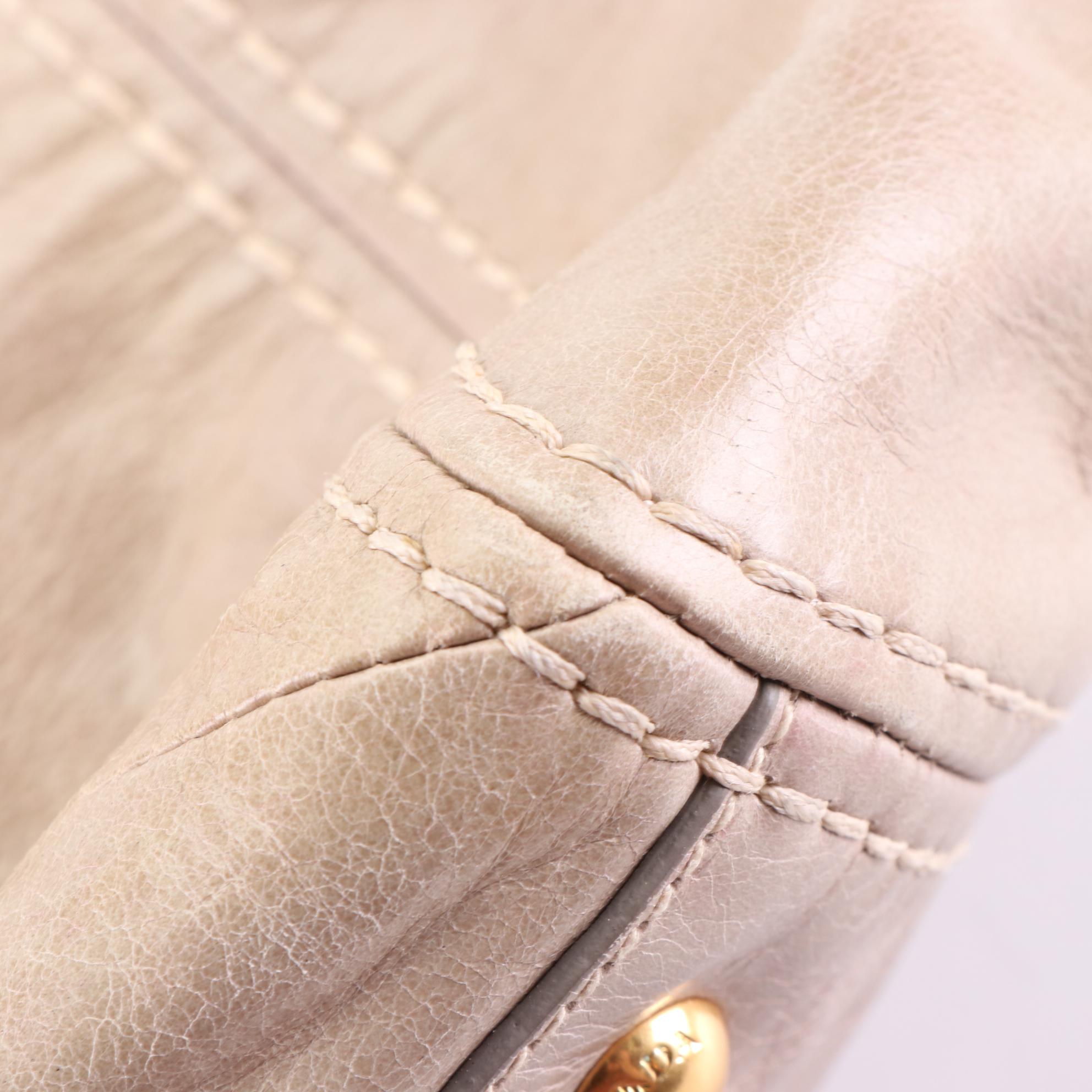 Prada Two-Way Satchel Bag in Vitello Shine Leather