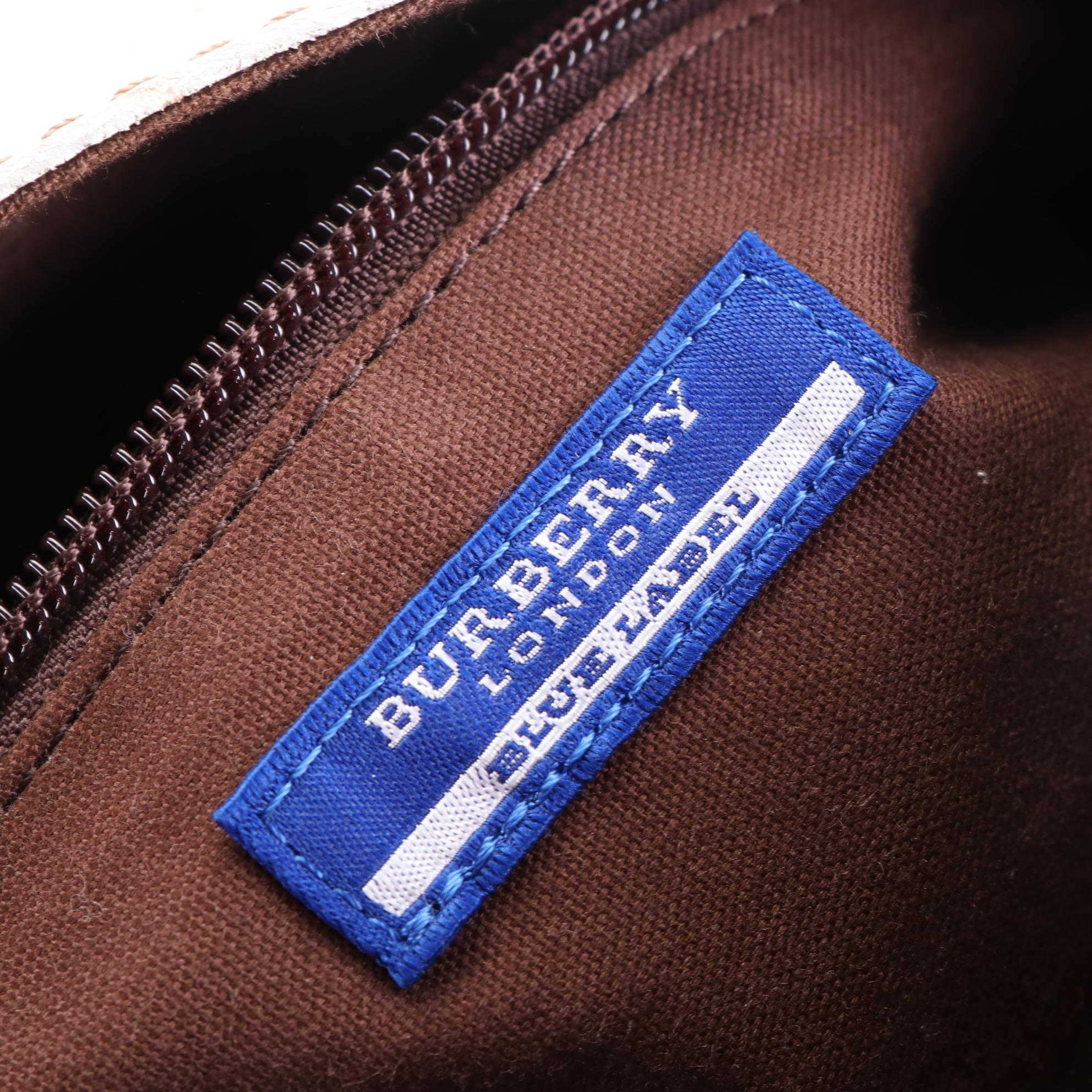 Burberry Blue Label Shoulder Bag in Denim and Leather