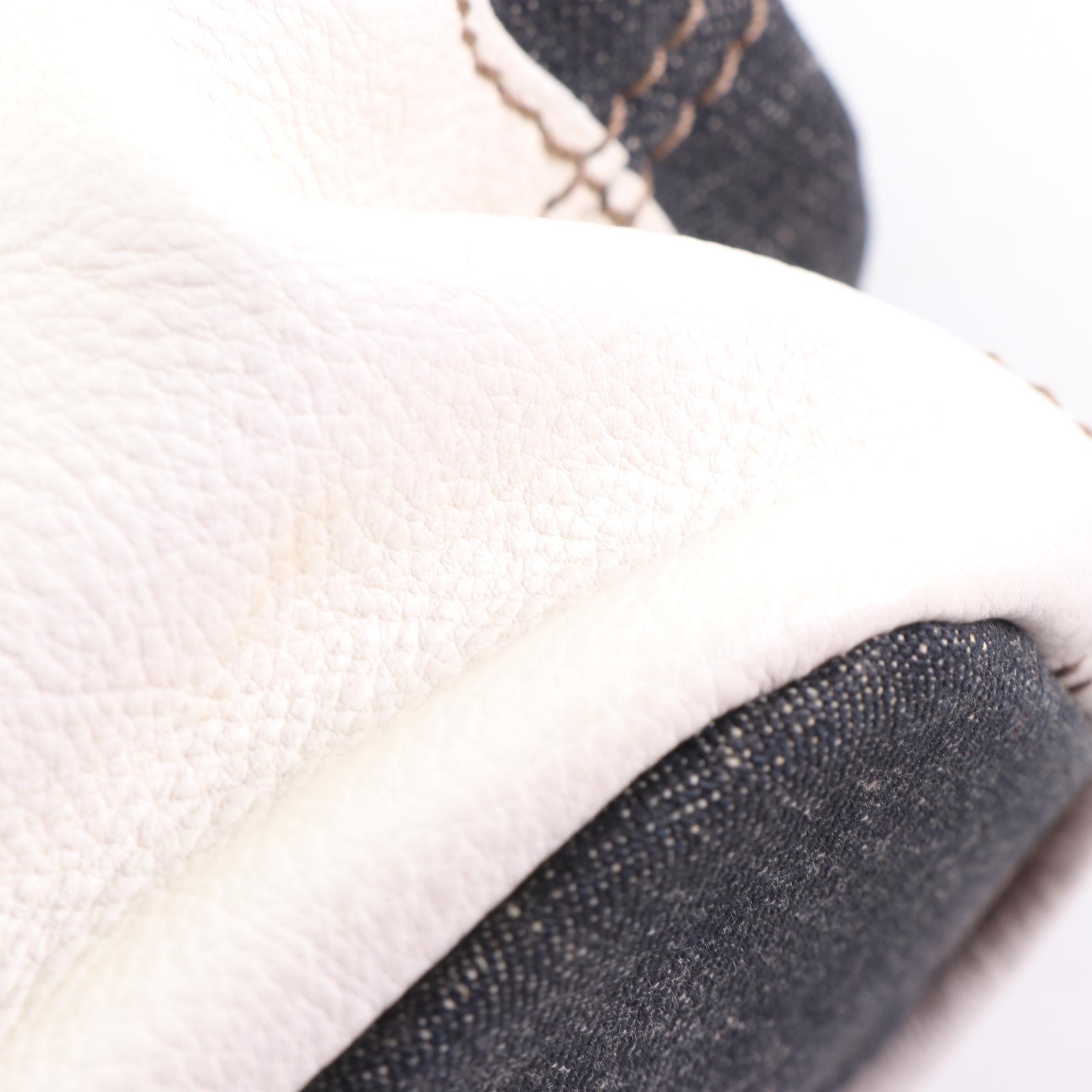 Burberry Blue Label Shoulder Bag in Denim and Leather