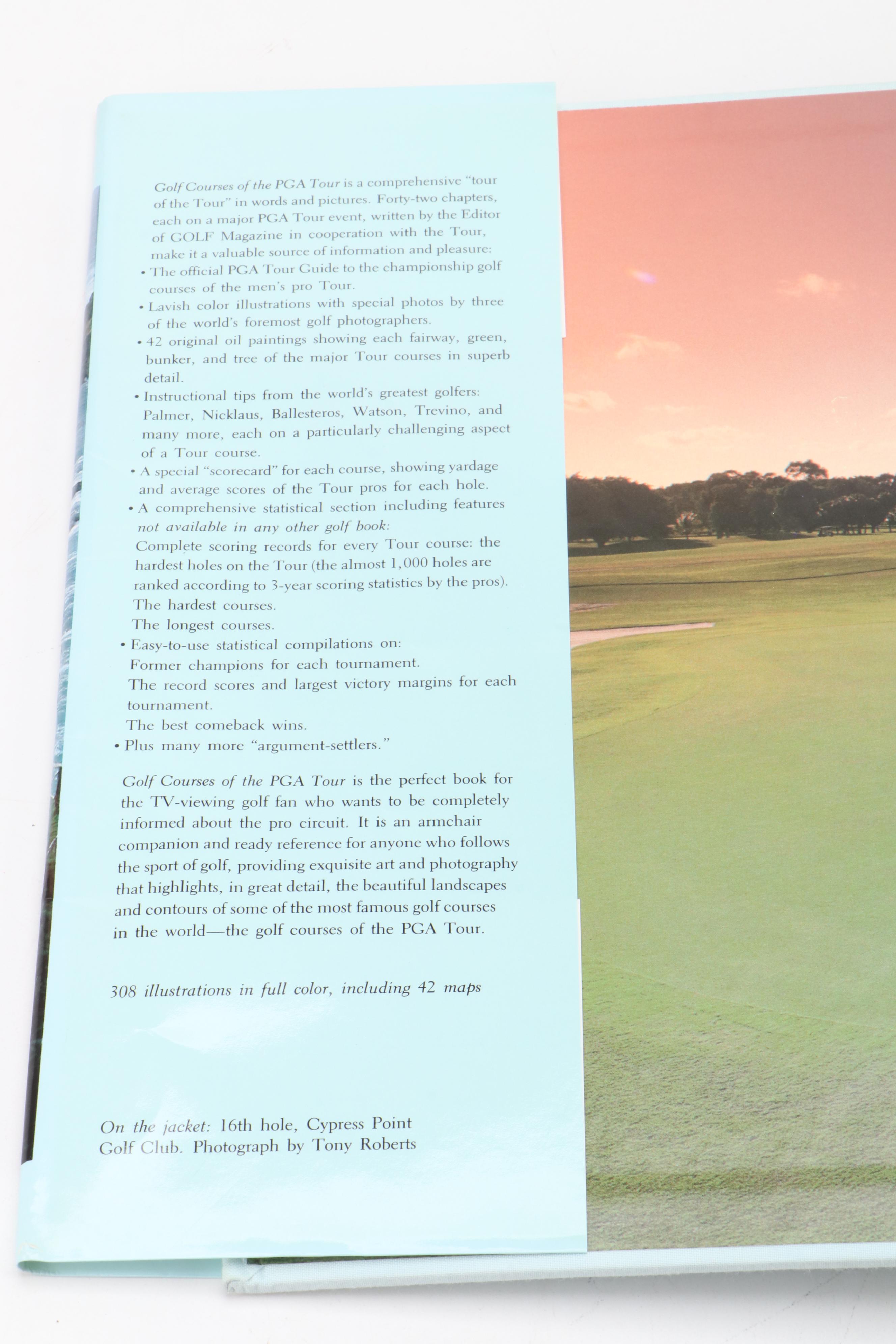 St. Andrews Links Clubhouse Placemats, Copper Lined Wastebasket, PGA Photobook