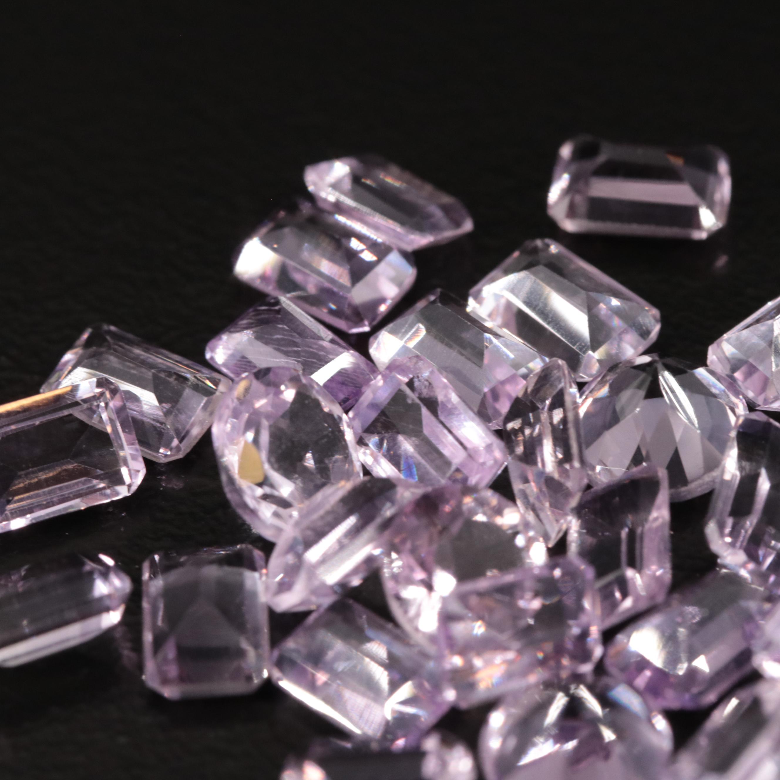 Loose 14.85 CTW Amethyst Lot