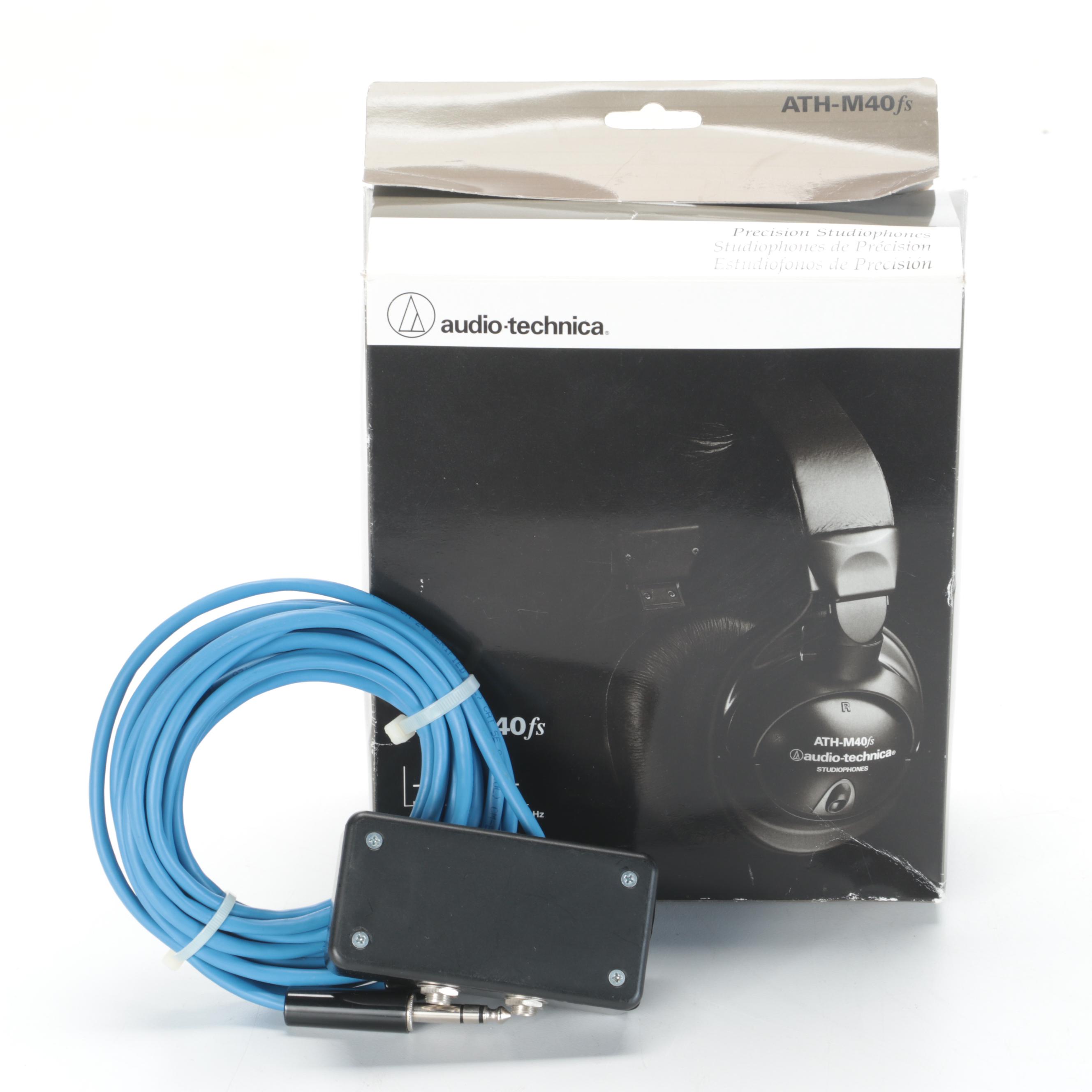 Synsonics "The Terminator" Electric Guitar with Audio-Technica Studio Headphones