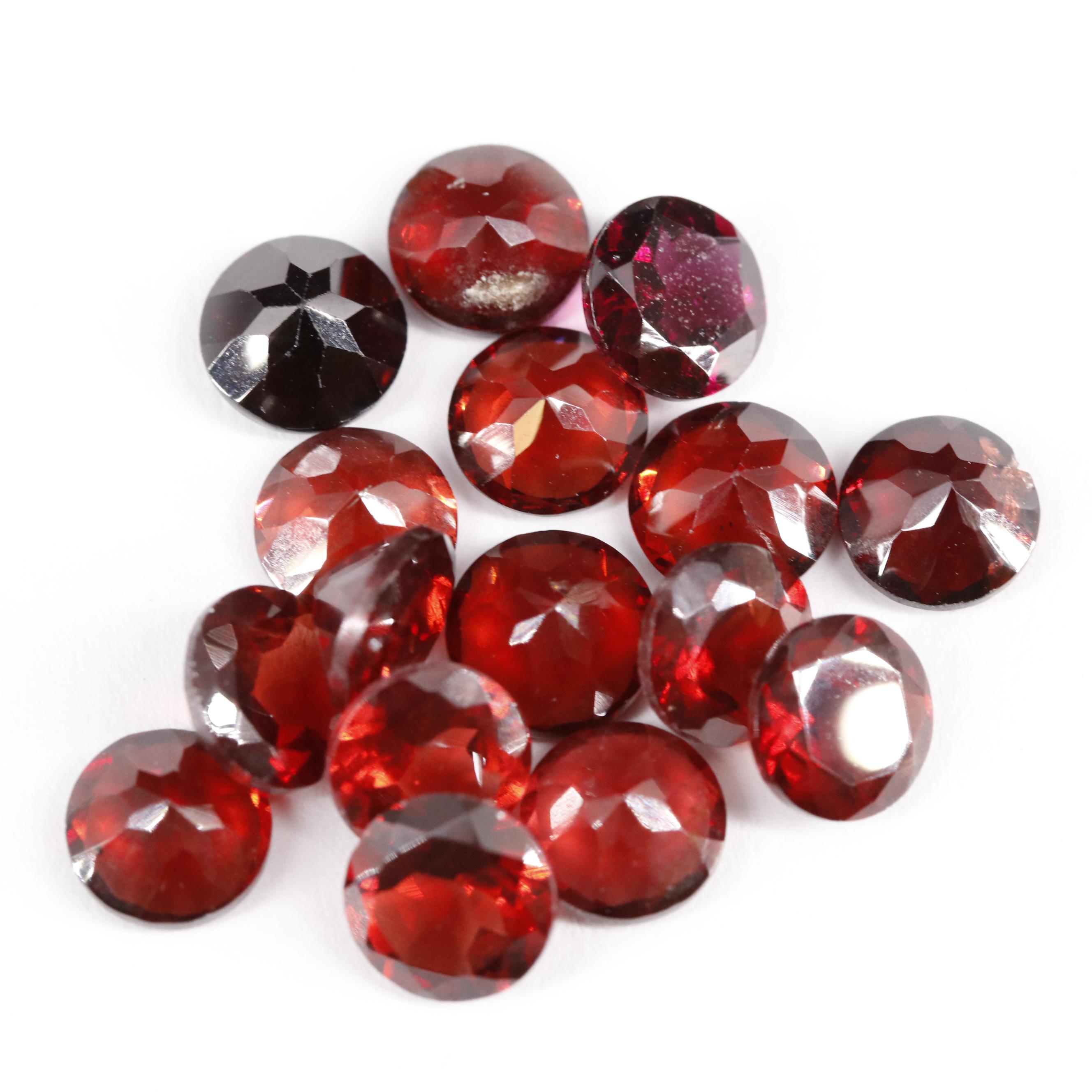 Loose 15.72 CTW Garnet Lot