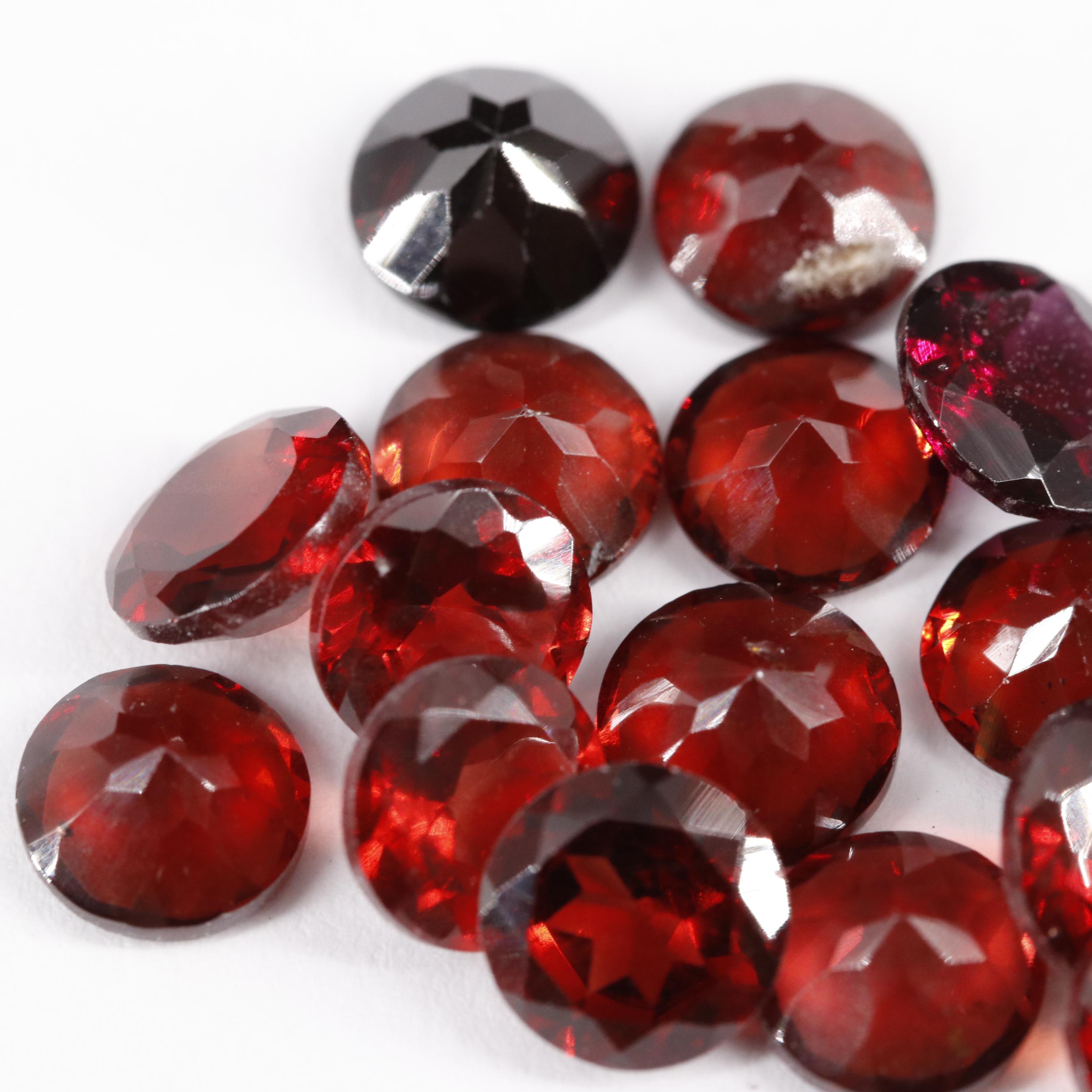 Loose 15.72 CTW Garnet Lot