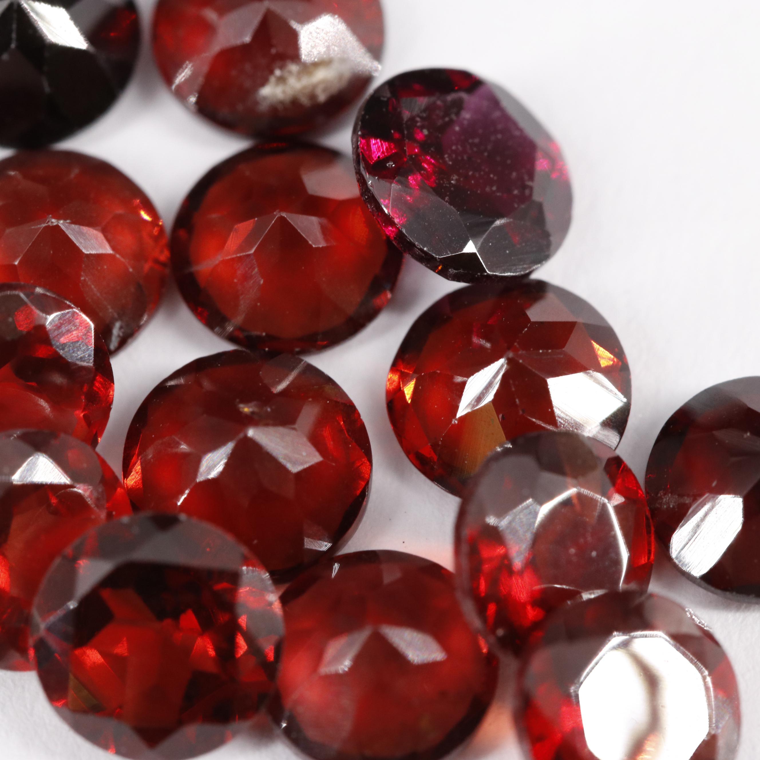Loose 15.72 CTW Garnet Lot
