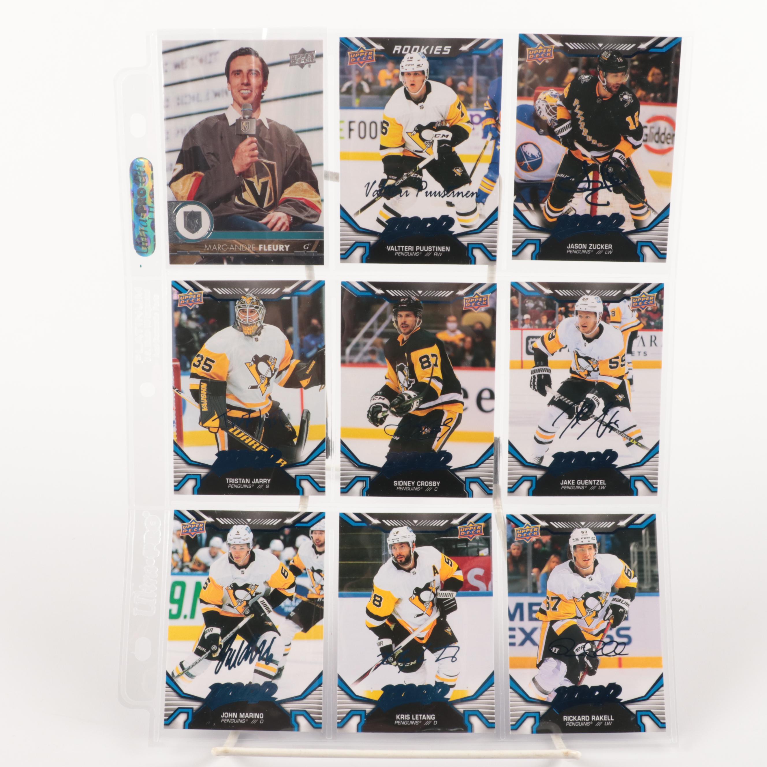 Upper Deck, More Hockey Cards with Lemieux, Crosby and Others, 1990s–2020s