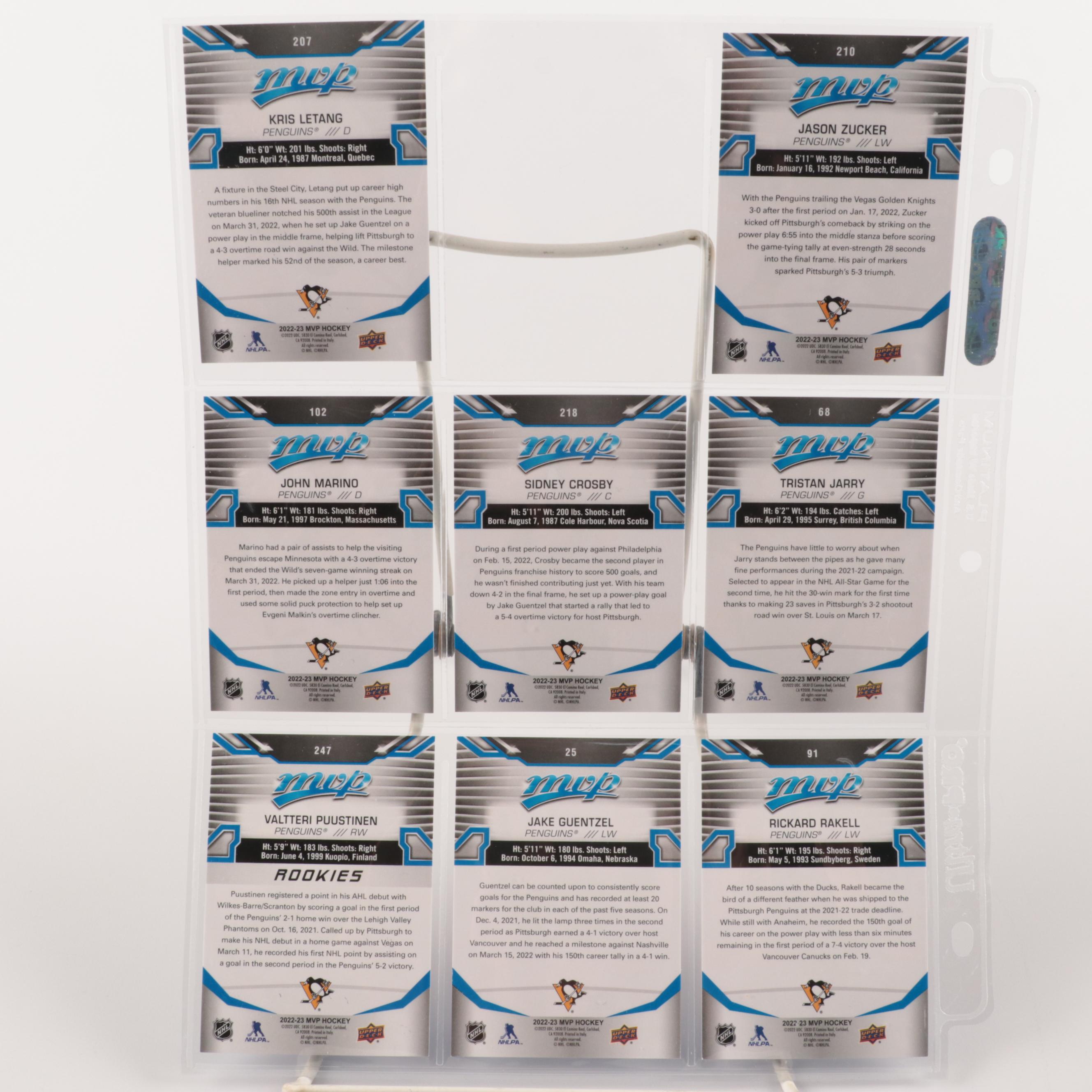 Upper Deck, More Hockey Cards with Lemieux, Crosby and Others, 1990s–2020s