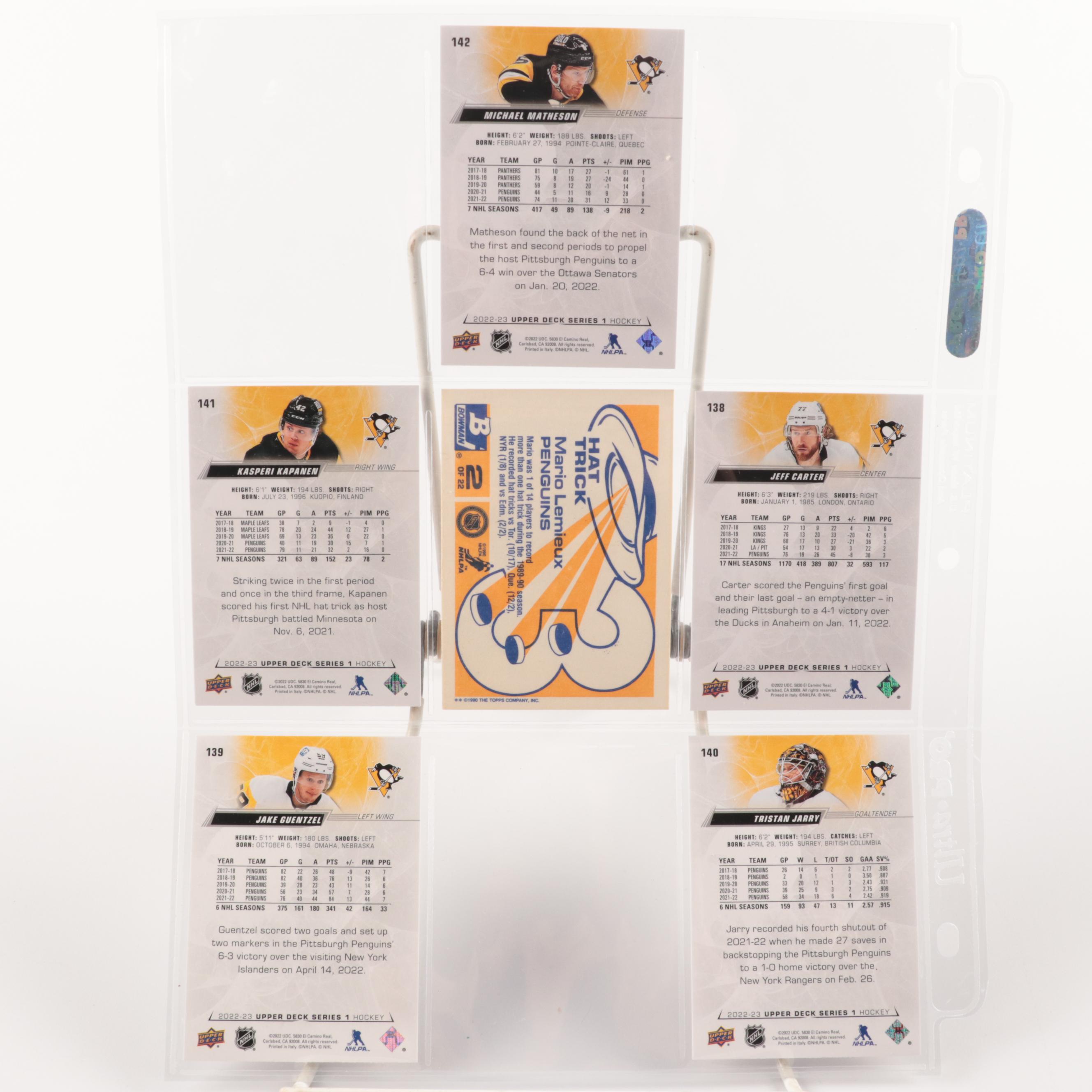 Upper Deck, More Hockey Cards with Lemieux, Crosby and Others, 1990s–2020s