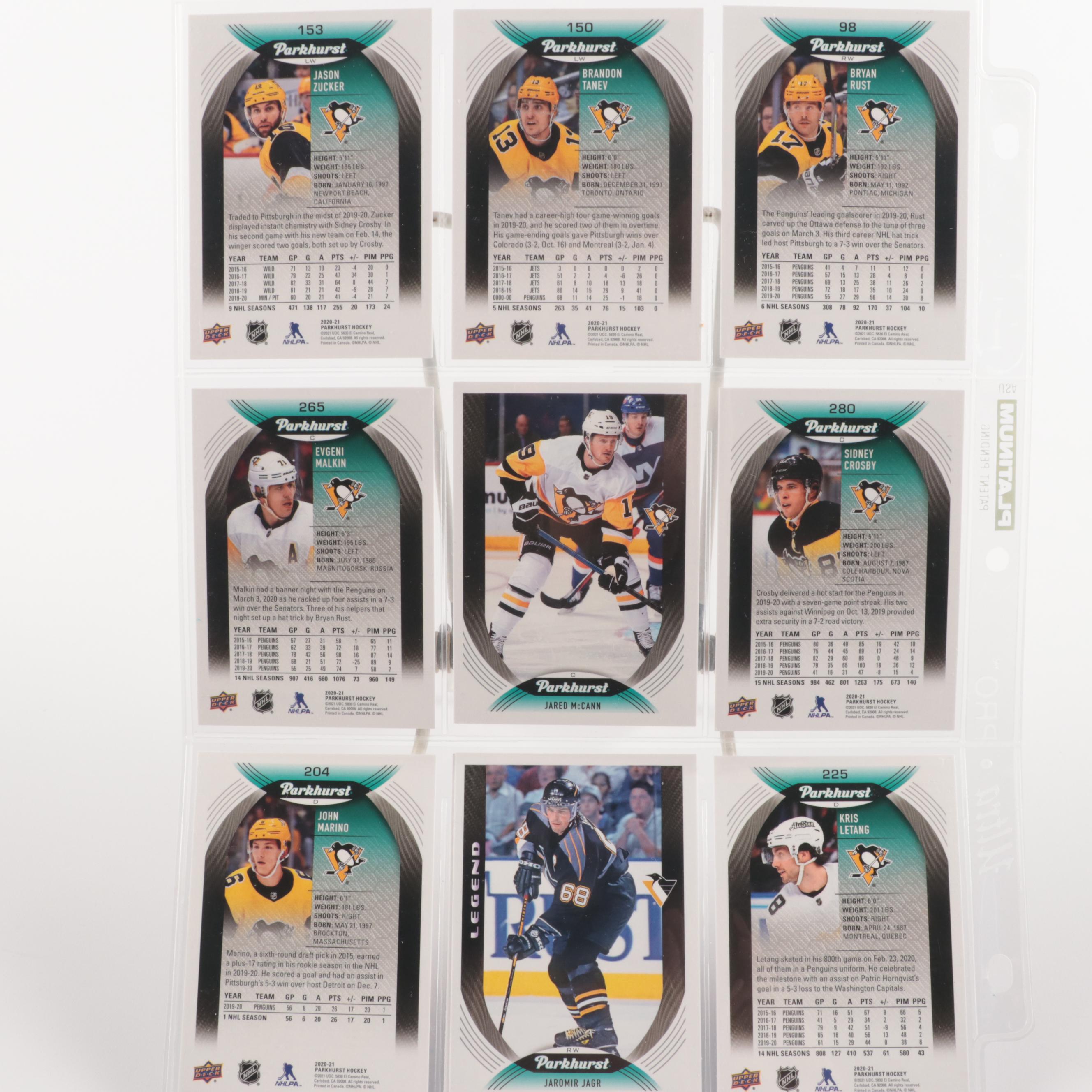 Upper Deck, More Hockey Cards with Lemieux, Crosby and Others, 1990s–2020s