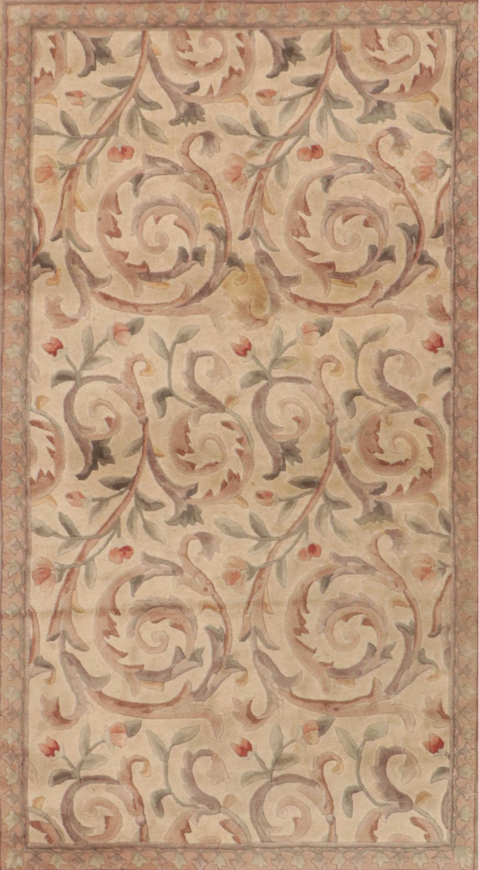 5'3 x 8' Hand-Tufted Chinese Peking Area Rug