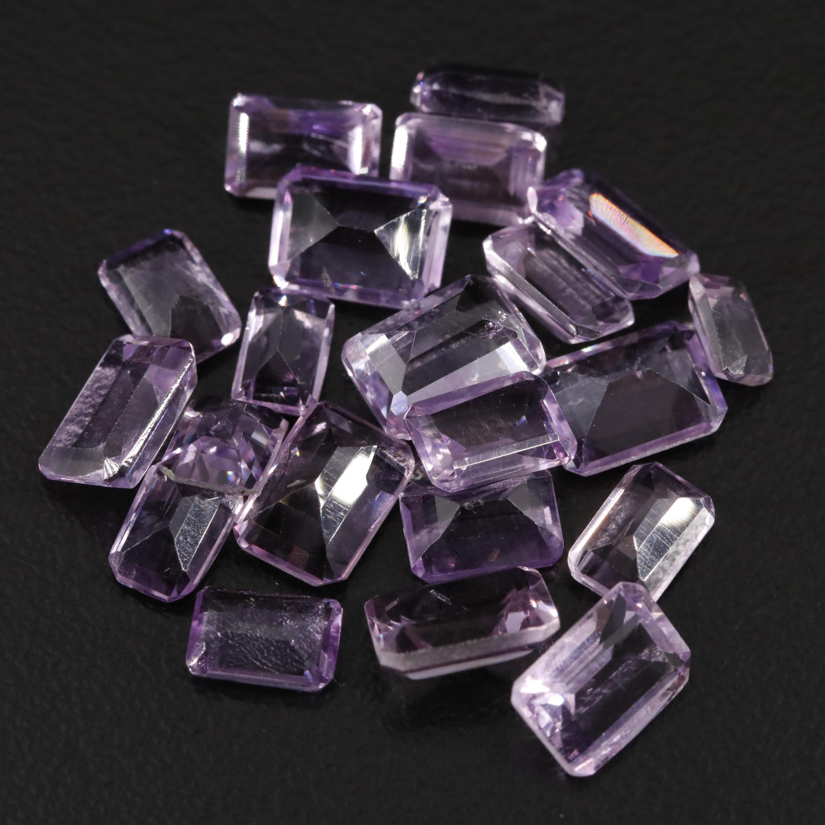 Loose 12.82 CTW Amethyst Lot
