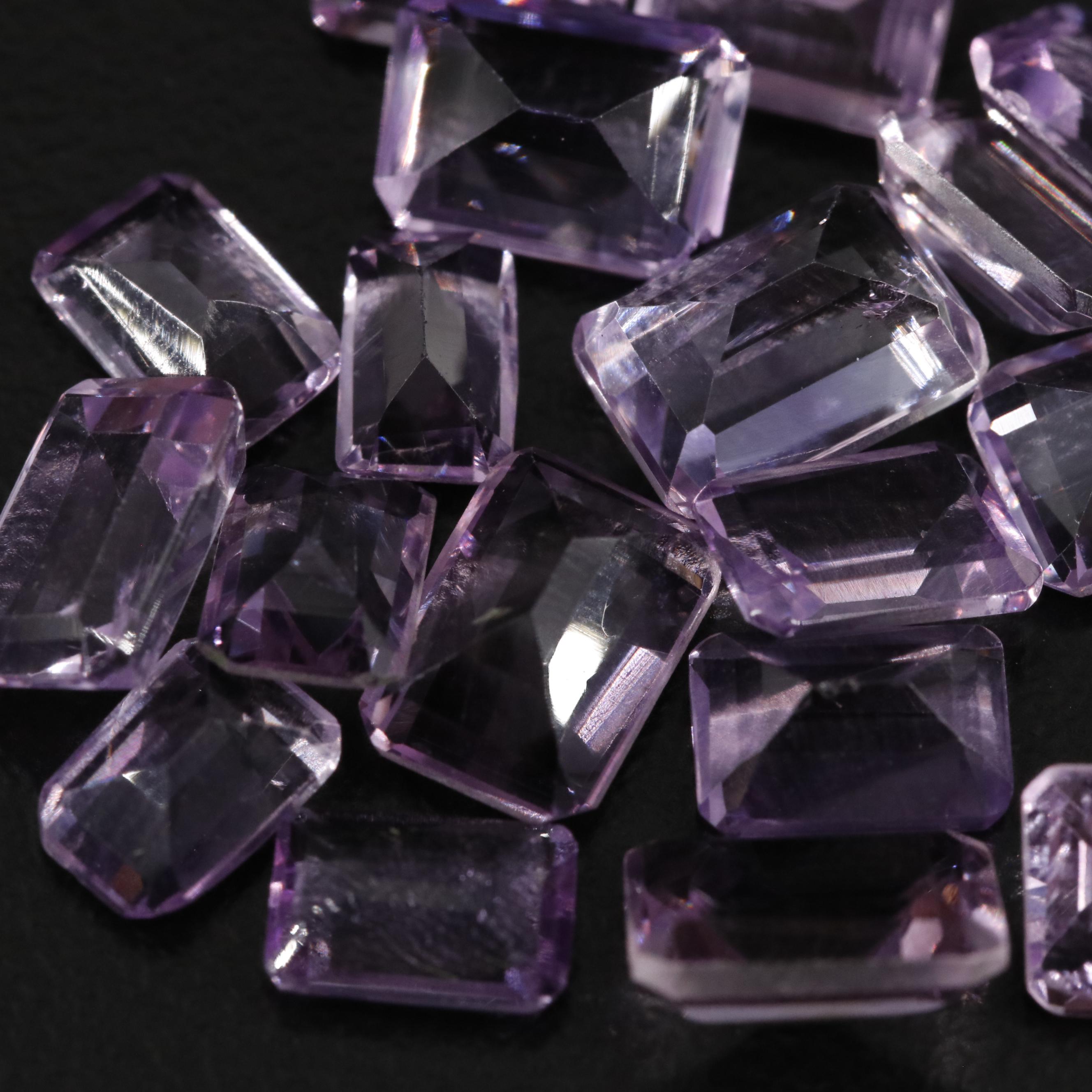Loose 12.82 CTW Amethyst Lot