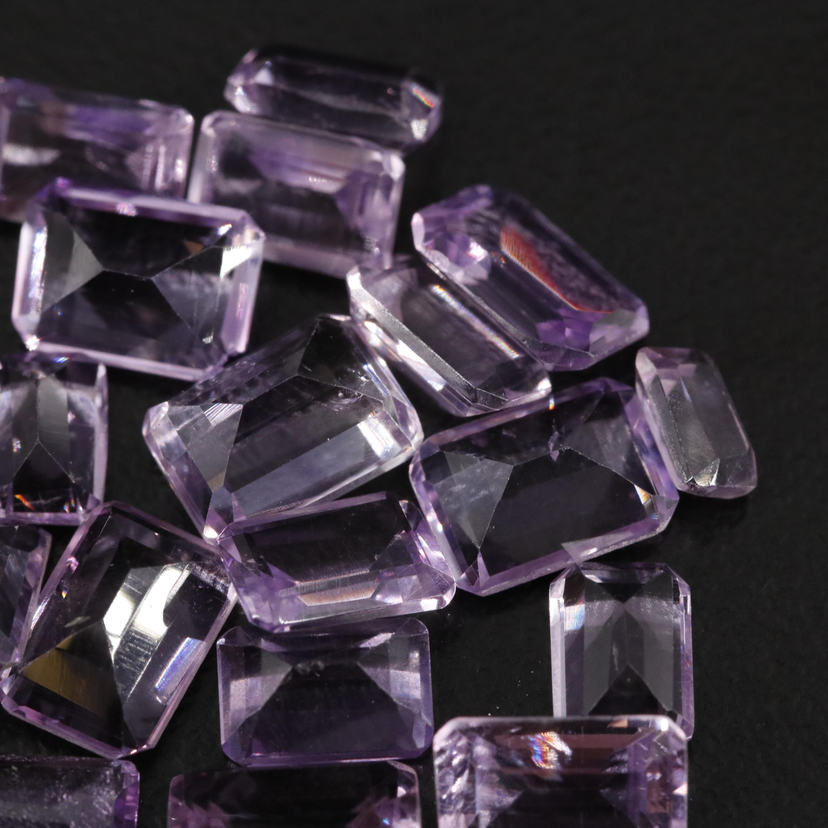 Loose 12.82 CTW Amethyst Lot