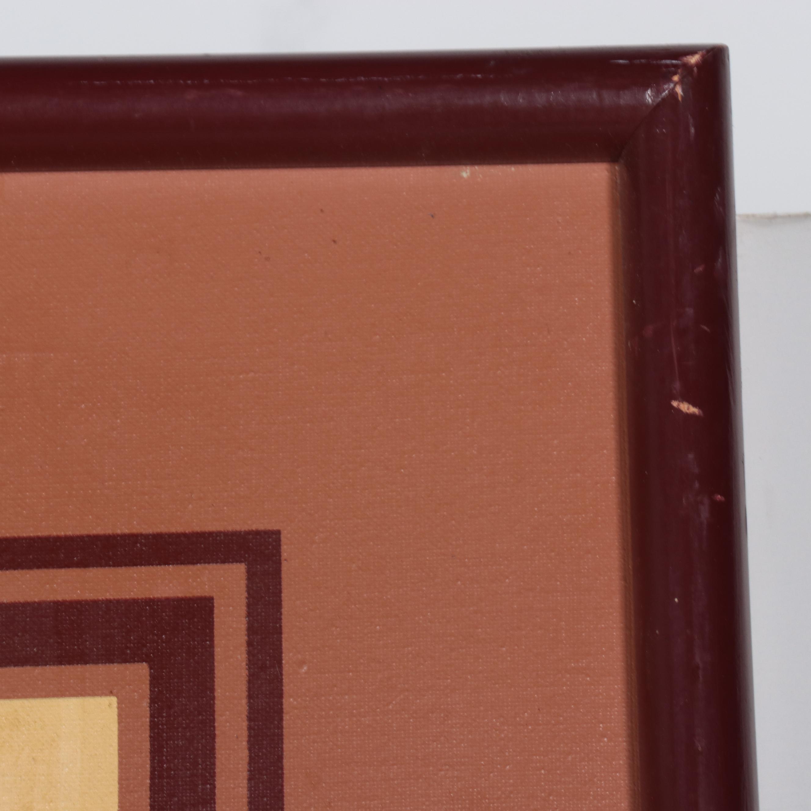 Miller Large-Scale Acrylic Floral Painting