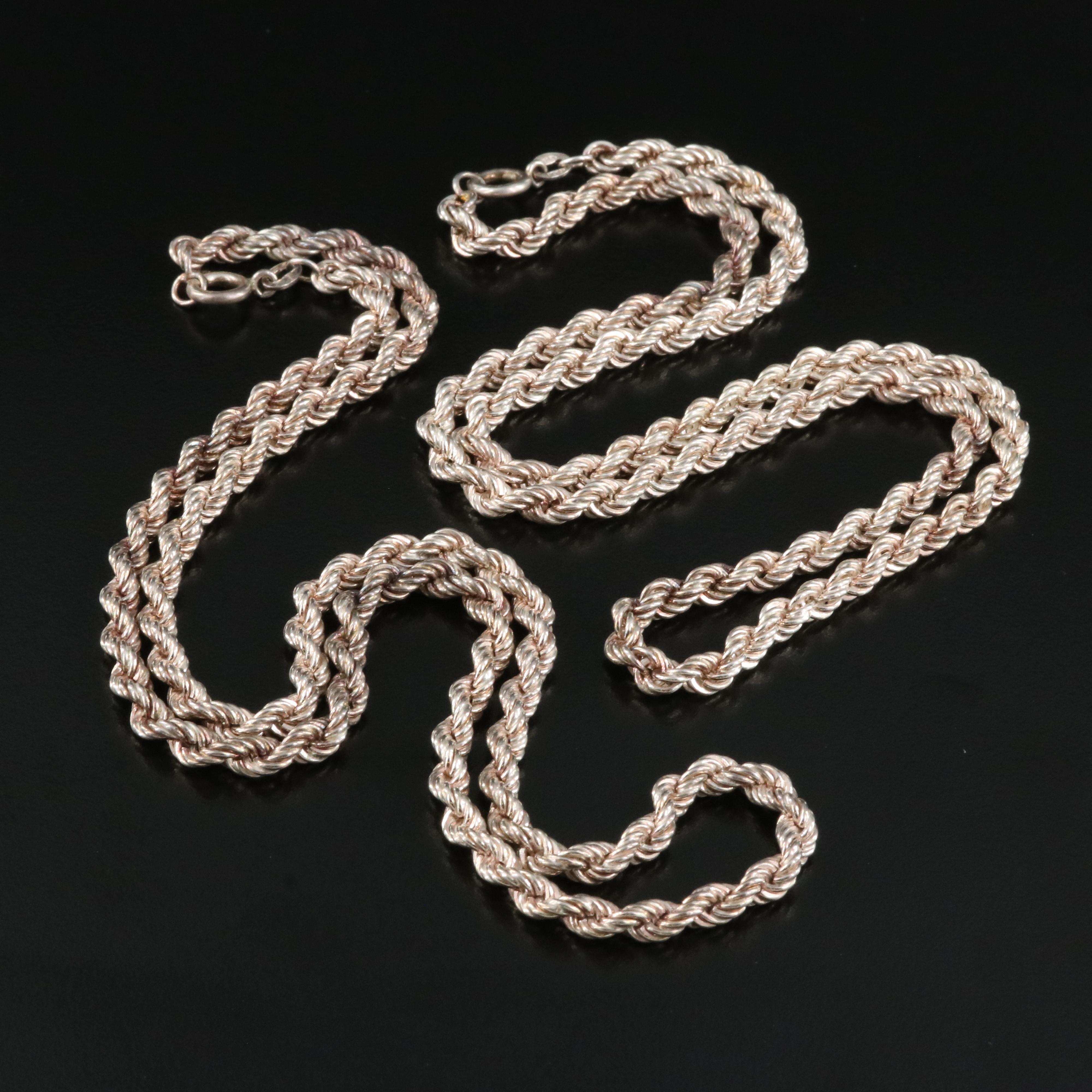 Italian Sterling Rope Chains