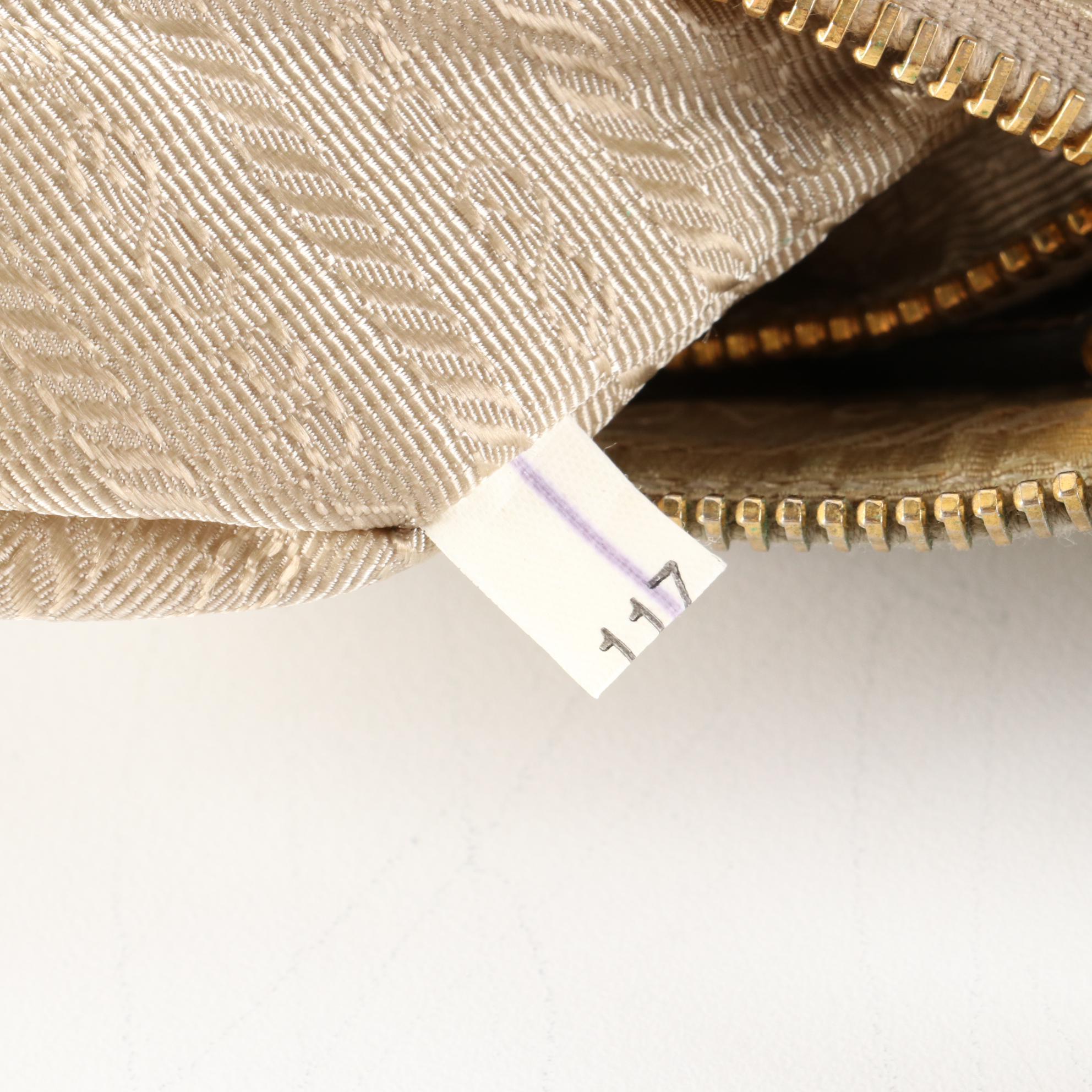 Prada Nylon and Leather Buckle Flap Shoulder Bag