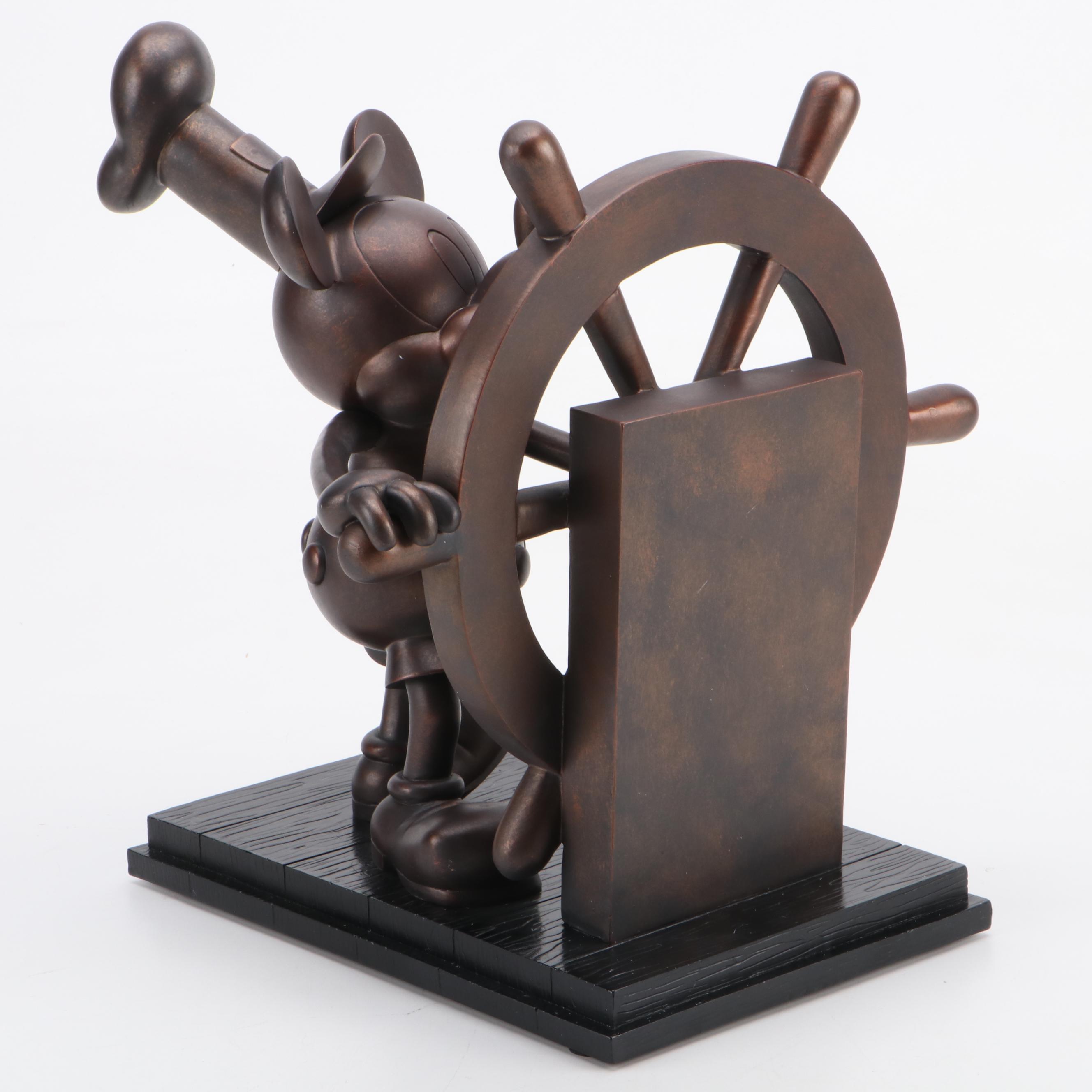 Disney "Steamboat Willie" Bronzed Resin Limited Edition Sculpture