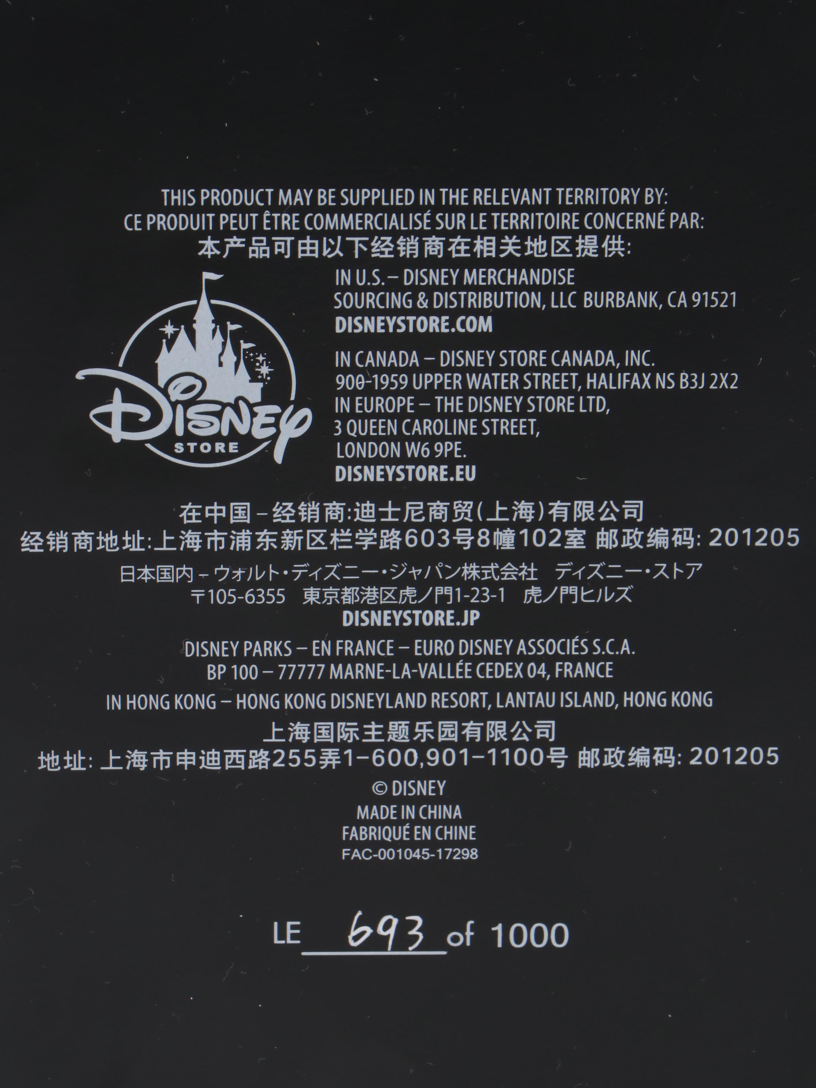 Disney "Steamboat Willie" Bronzed Resin Limited Edition Sculpture