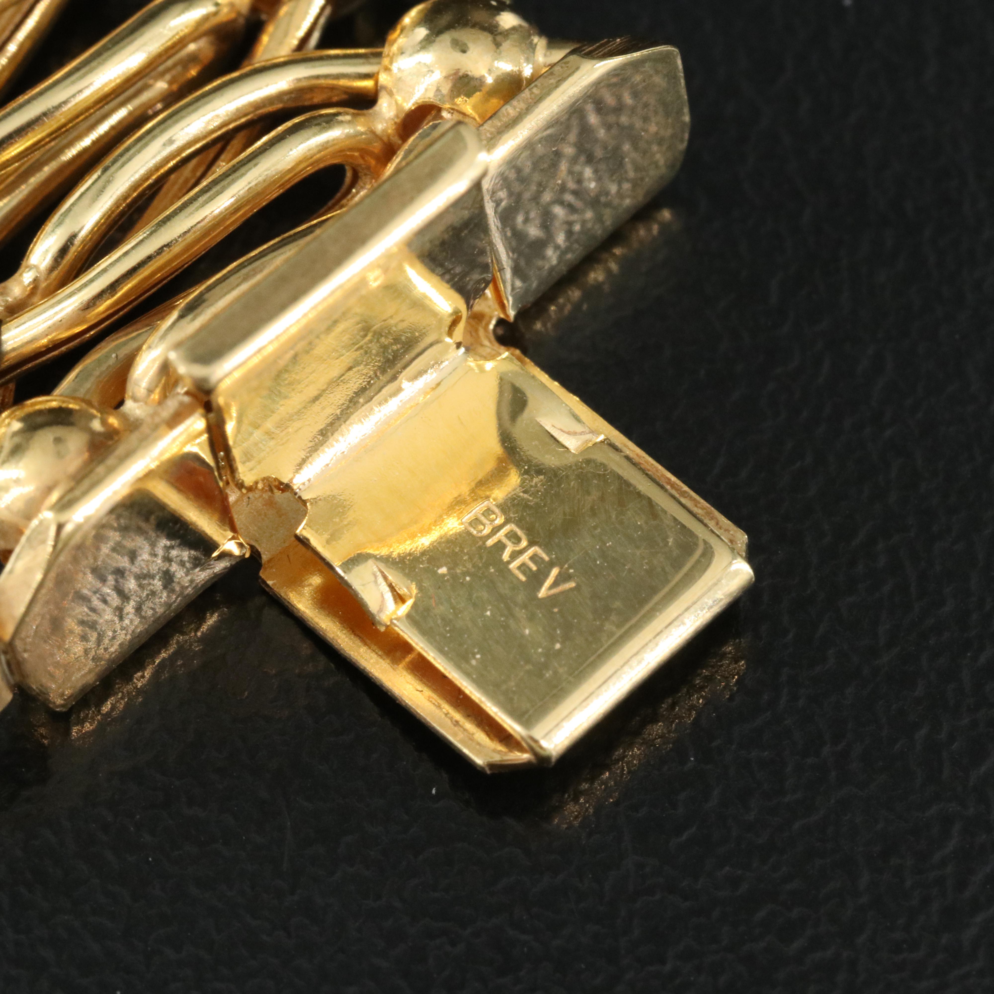 Italian 14K Fancy Link Bracelet