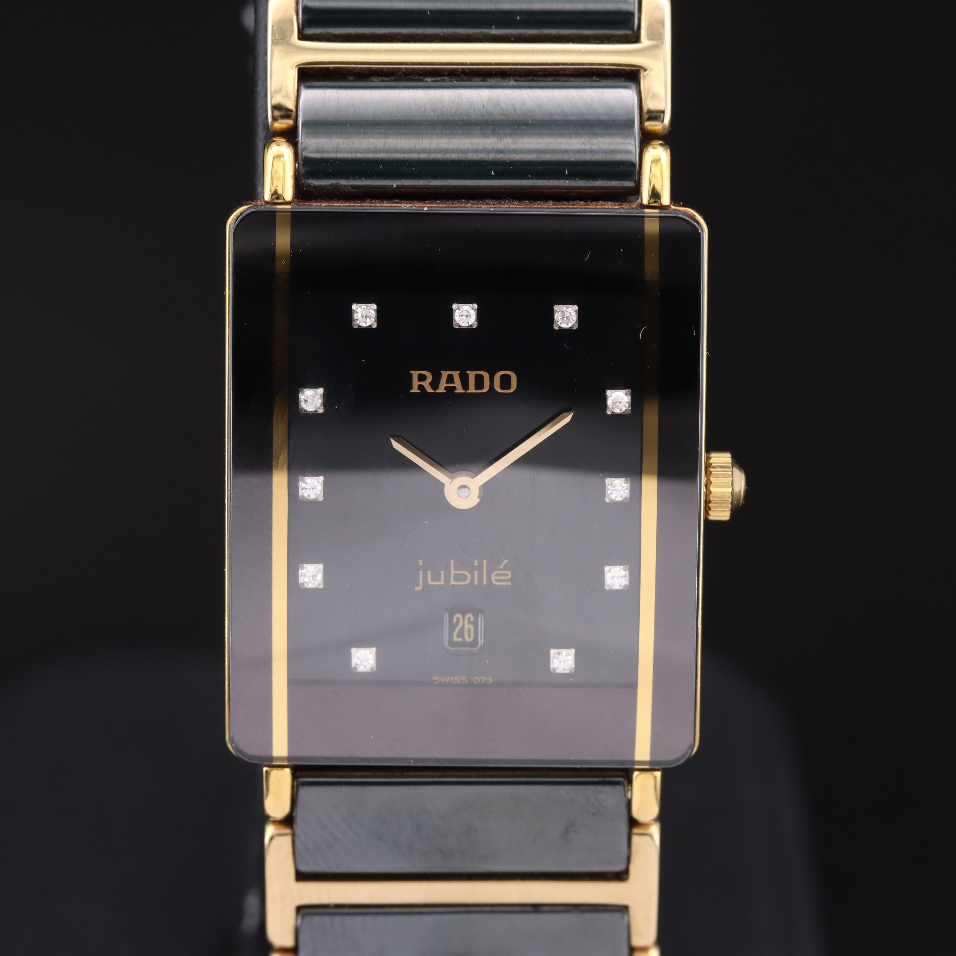 Rado Jubilé Diamond Dial with Date Quartz Watch