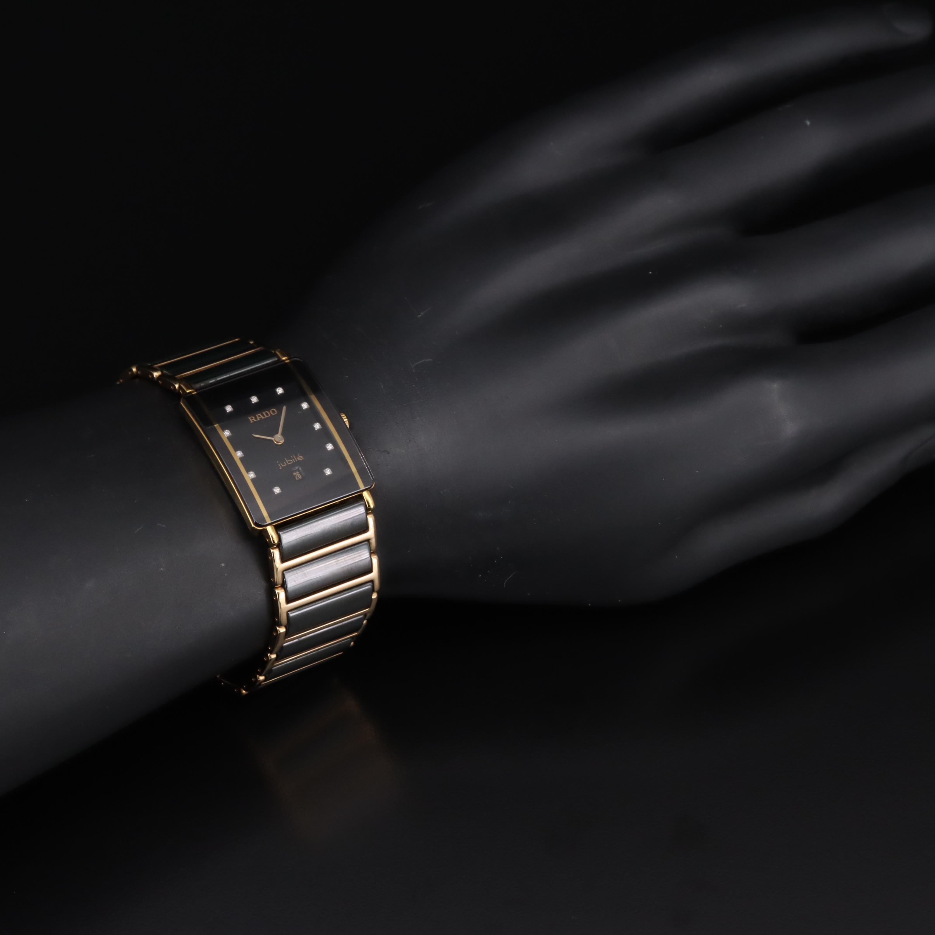 Rado Jubilé Diamond Dial with Date Quartz Watch