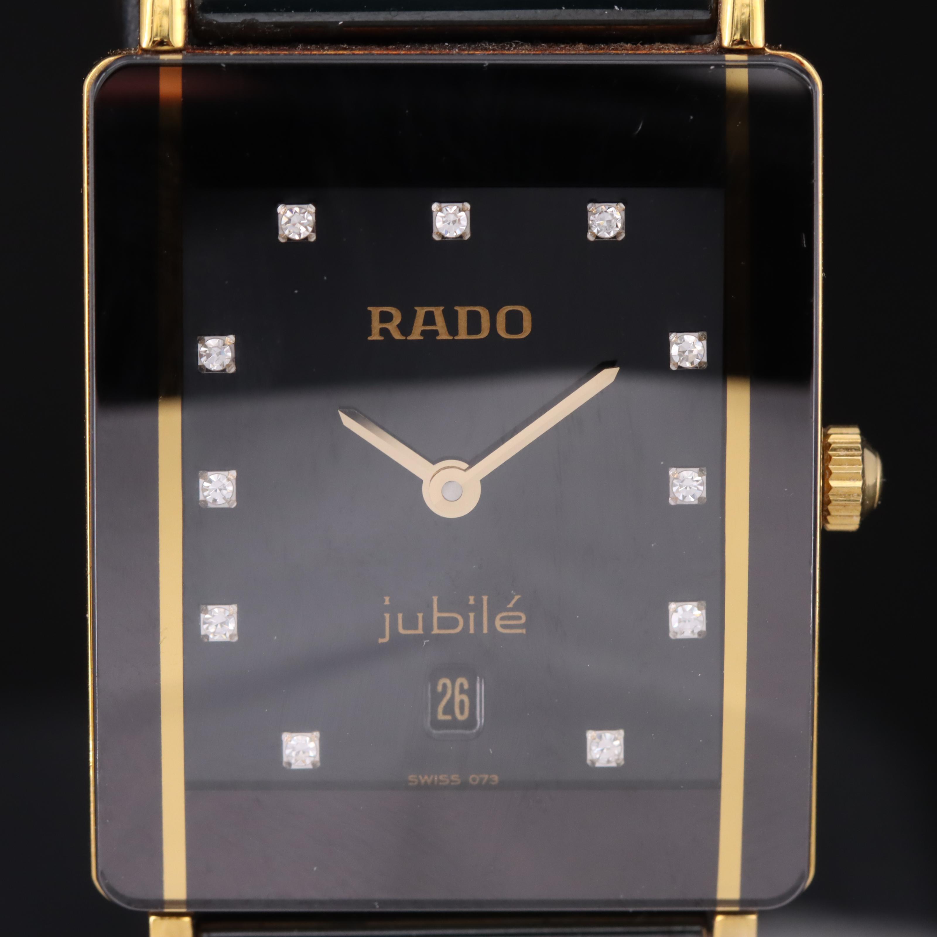 Rado Jubilé Diamond Dial with Date Quartz Watch