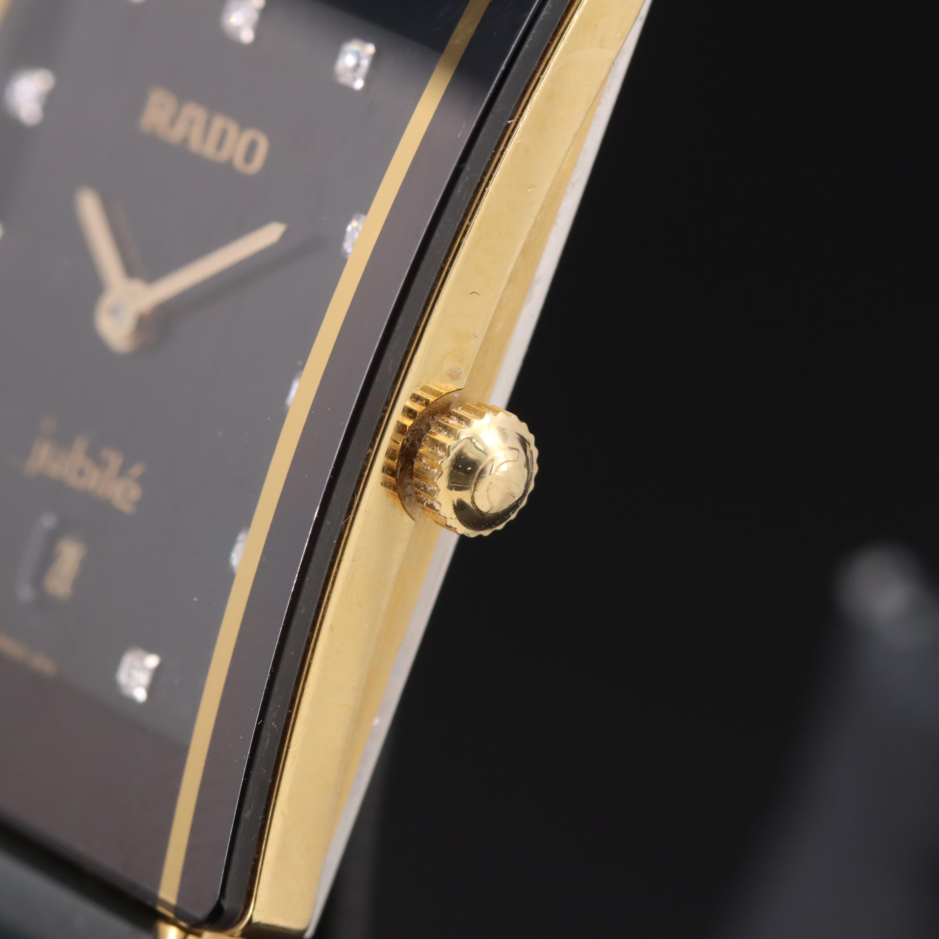 Rado Jubilé Diamond Dial with Date Quartz Watch