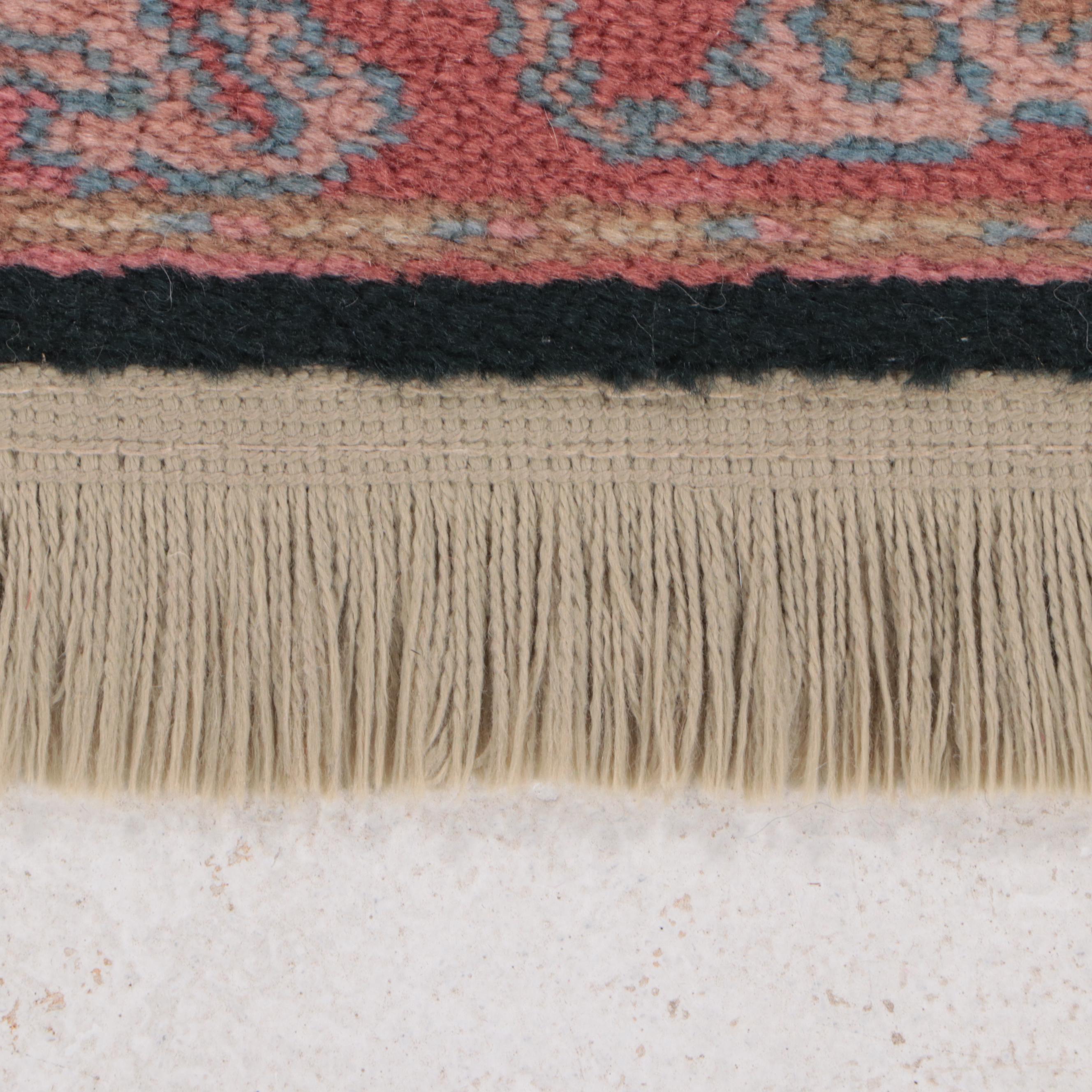 Pair of Machine Made Karastan Williamsburg and "Navy Heriz" Rugs