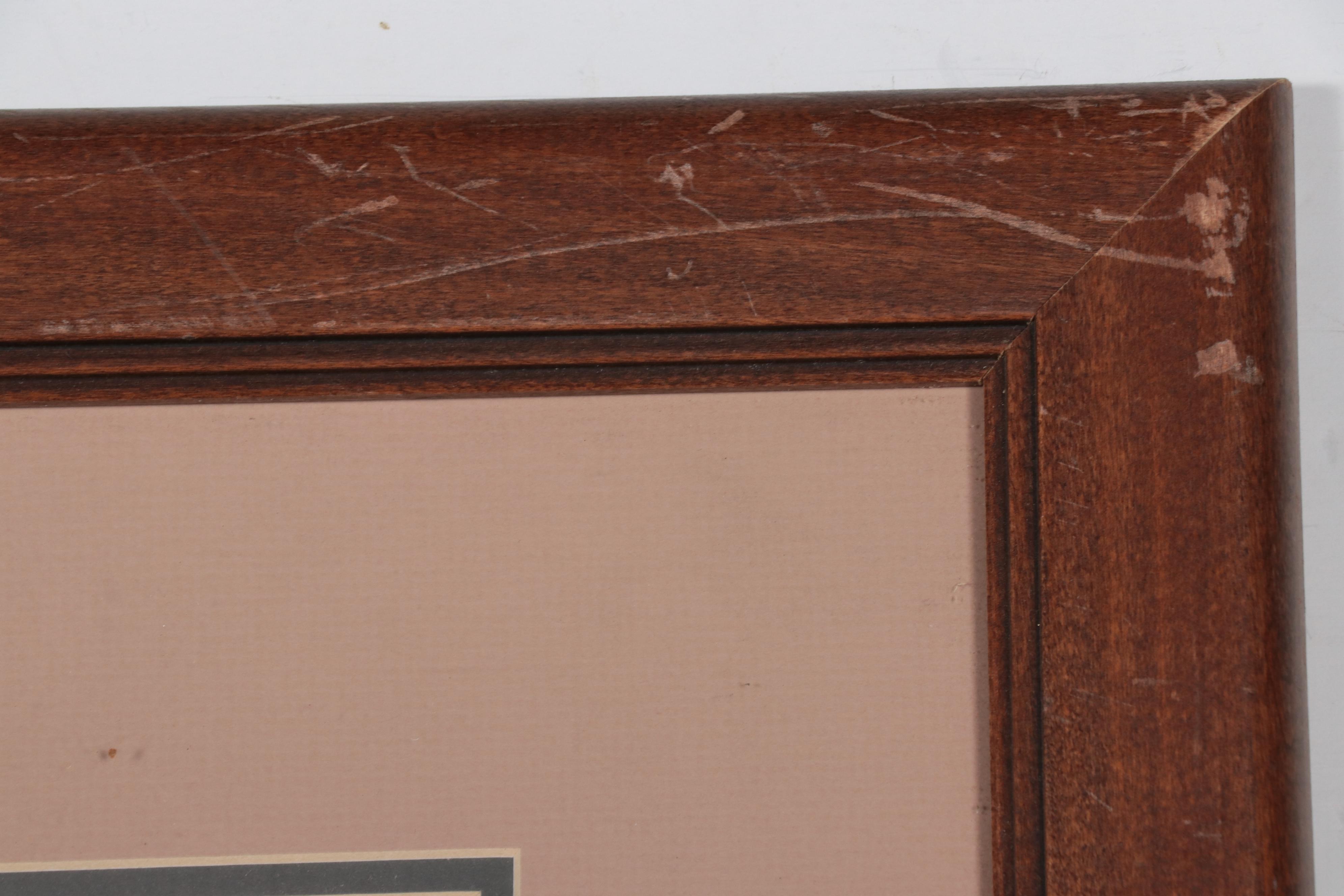 Offset Lithograph After Ron S. Parker "Through the Firs," 1991