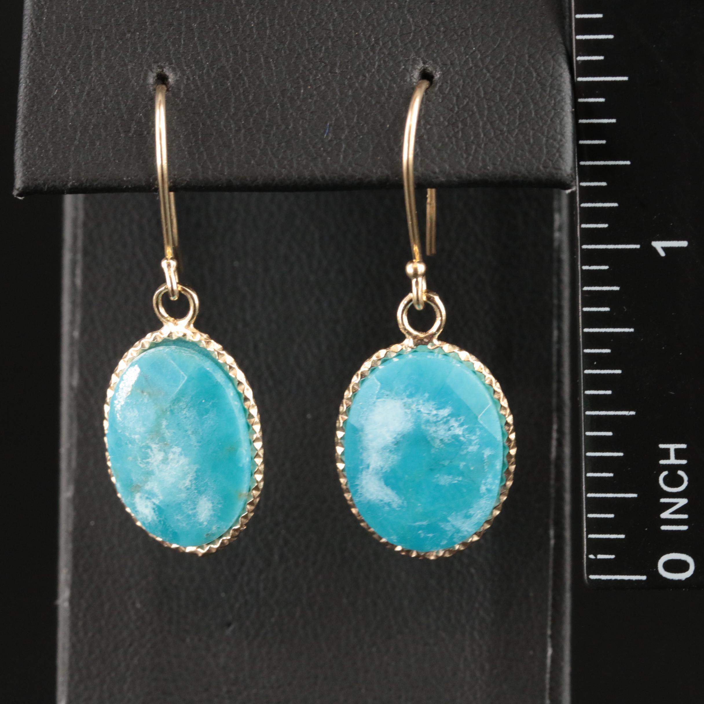 Sterling Turquoise Earrings