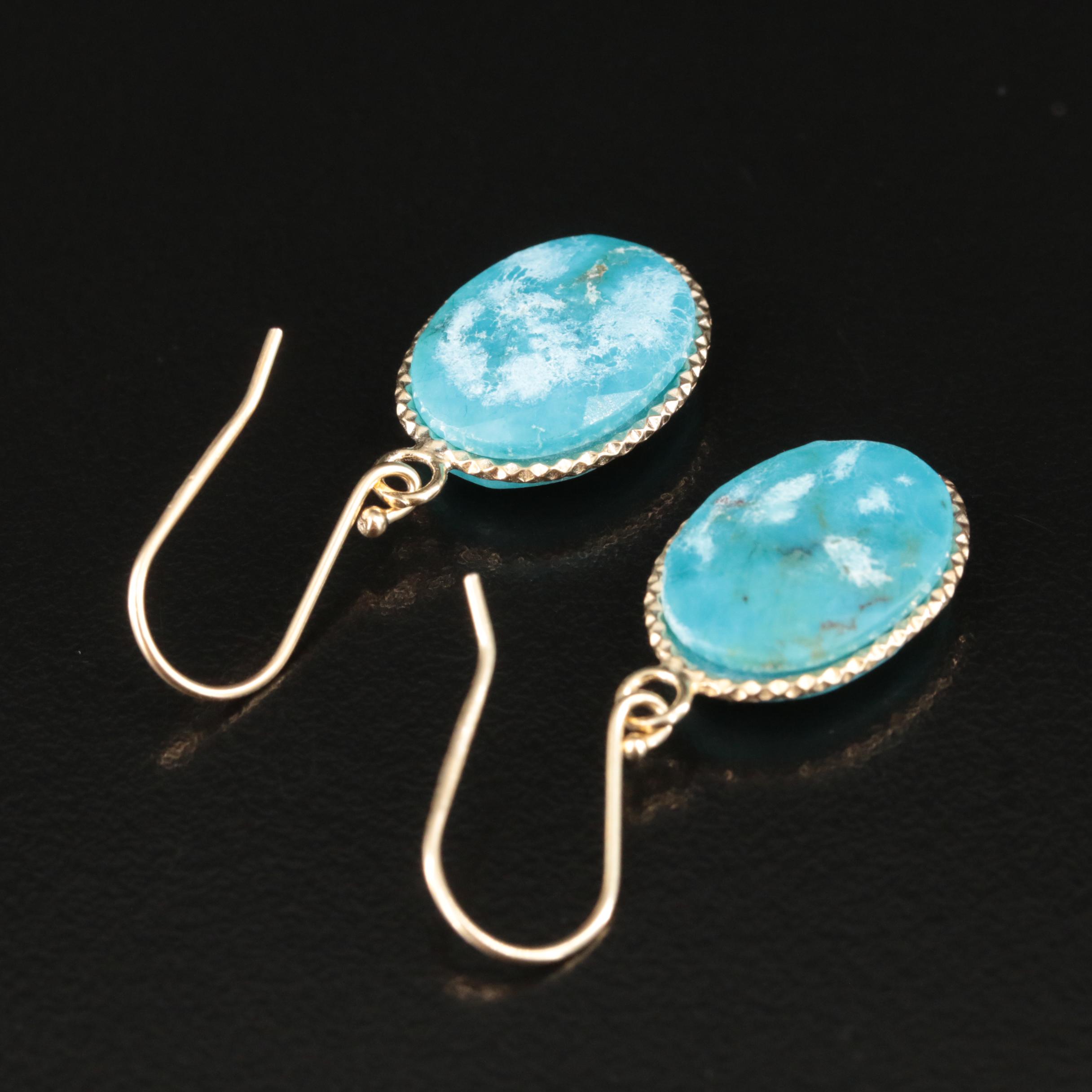 Sterling Turquoise Earrings