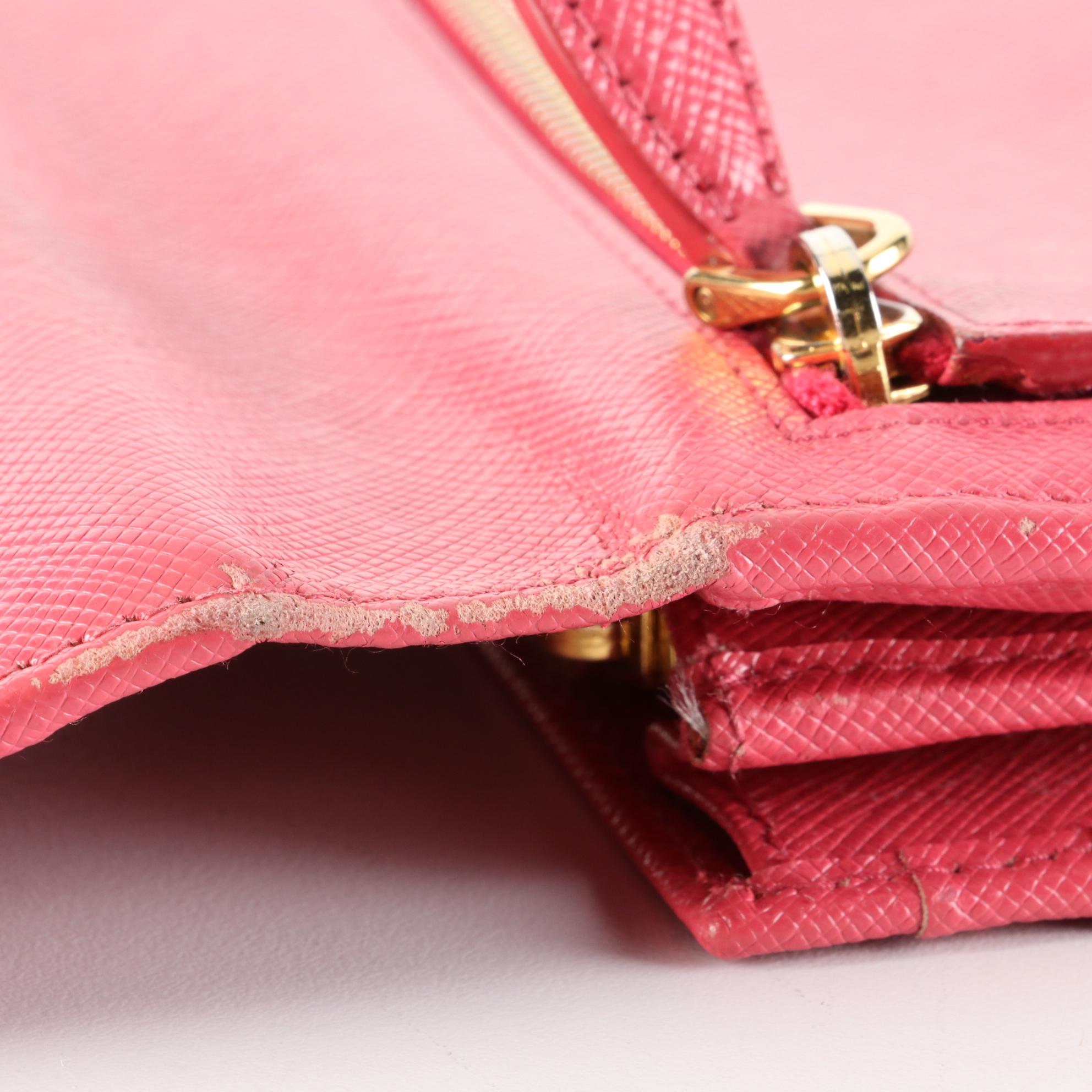 Prada Saffiano Leather Continental Wallet