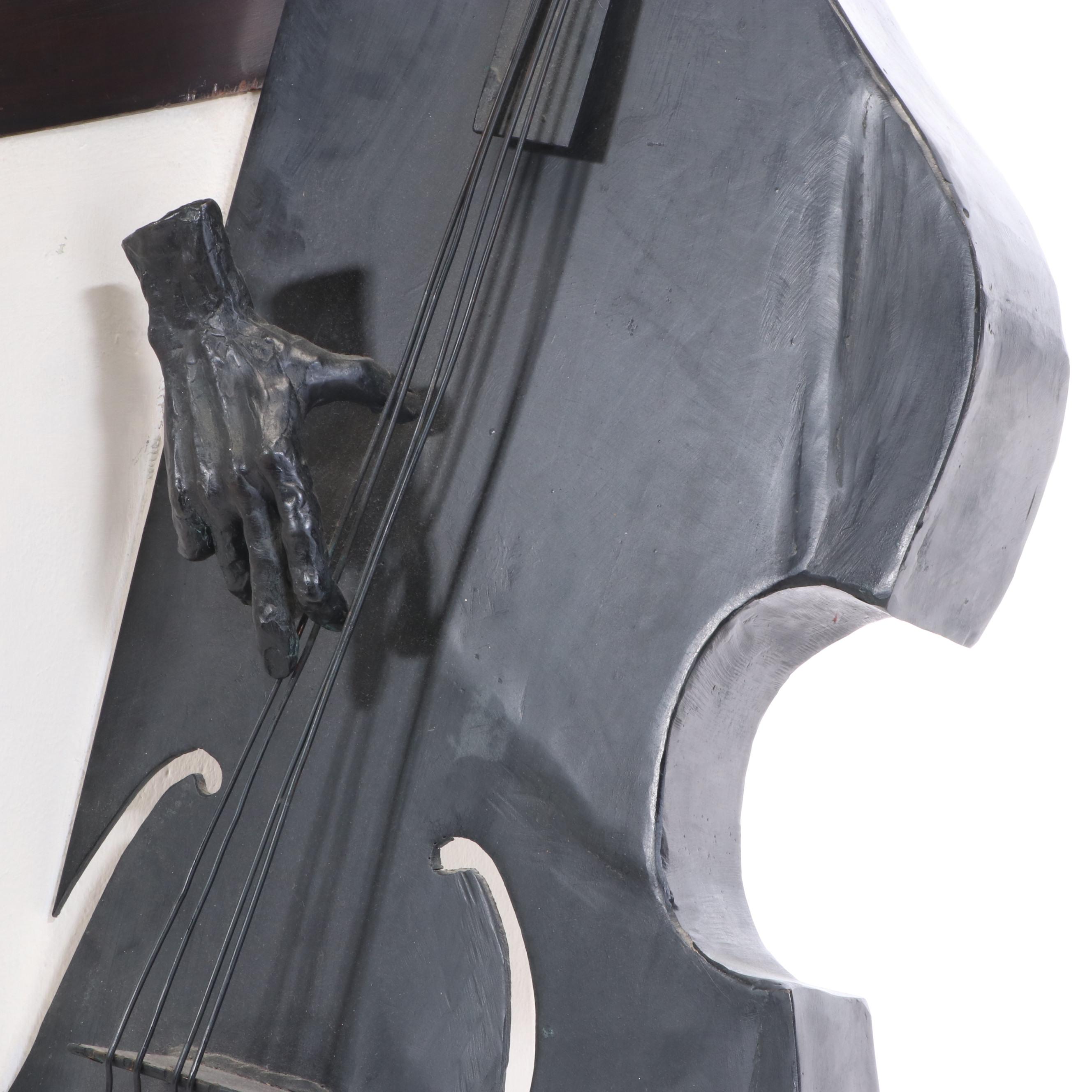 Ed Dwight Large-Scale Bronze Sculpture "Jazz," Late 20th Century