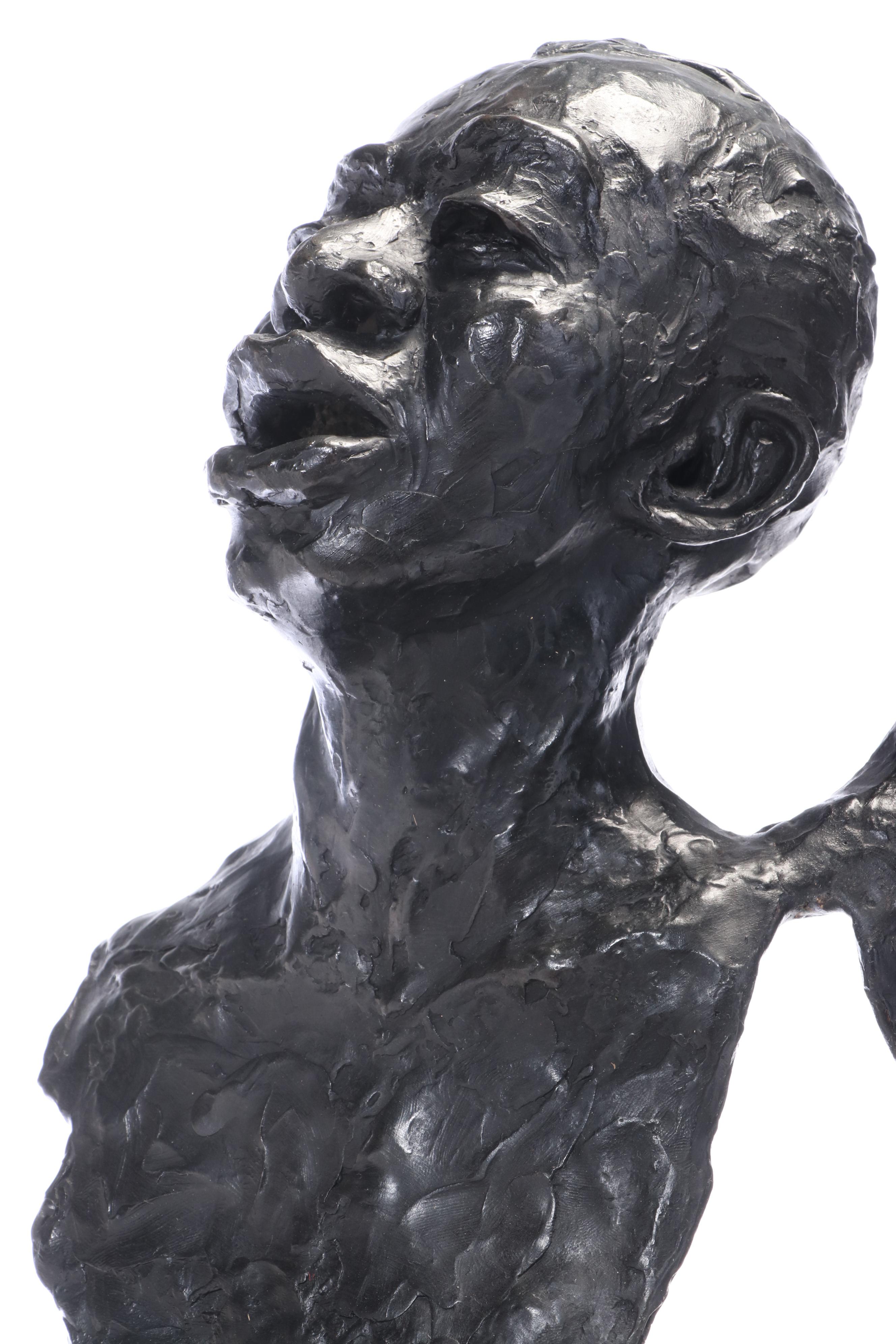 Ed Dwight Large-Scale Bronze Sculpture "Jazz," Late 20th Century