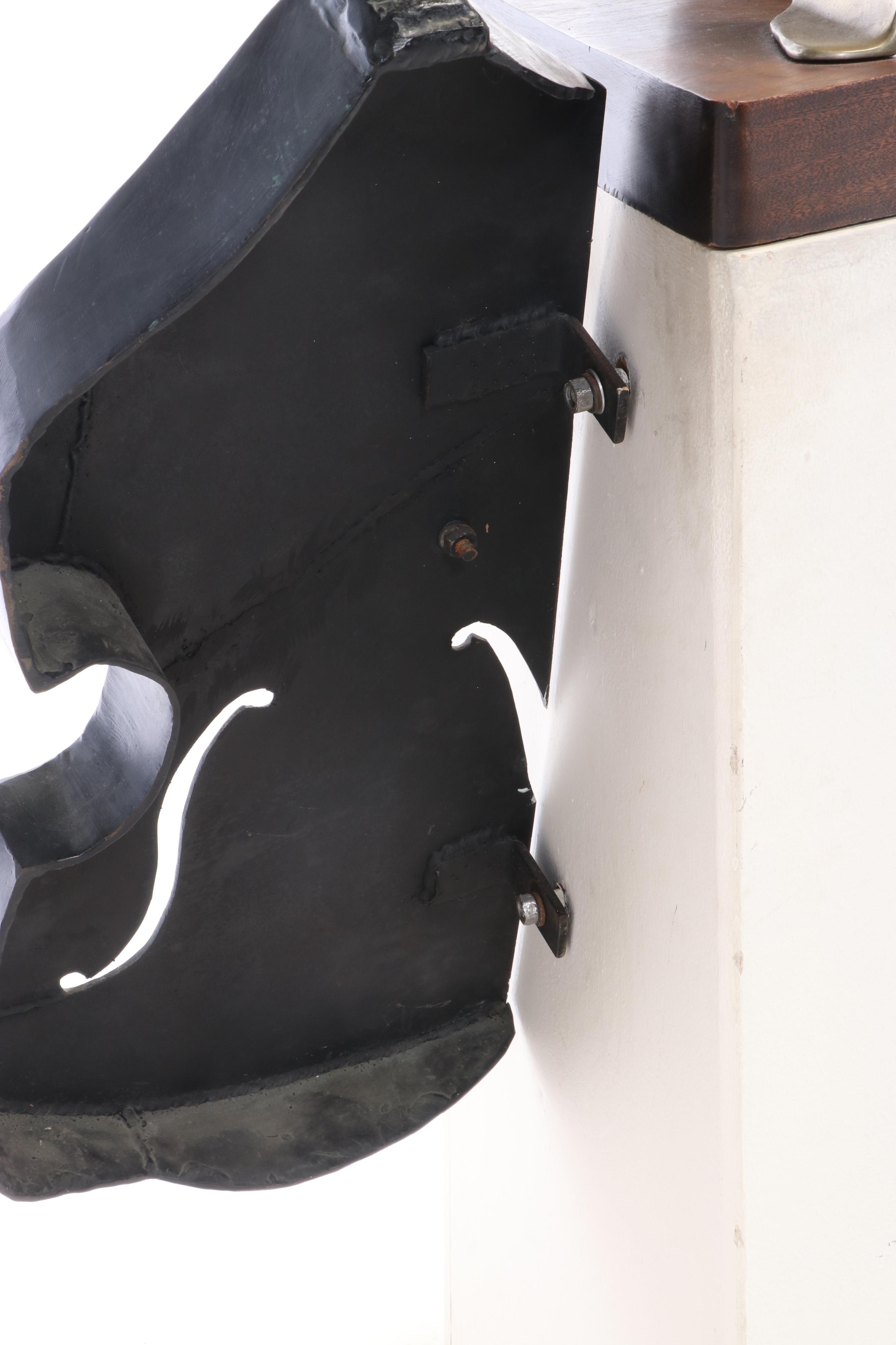 Ed Dwight Large-Scale Bronze Sculpture "Jazz," Late 20th Century